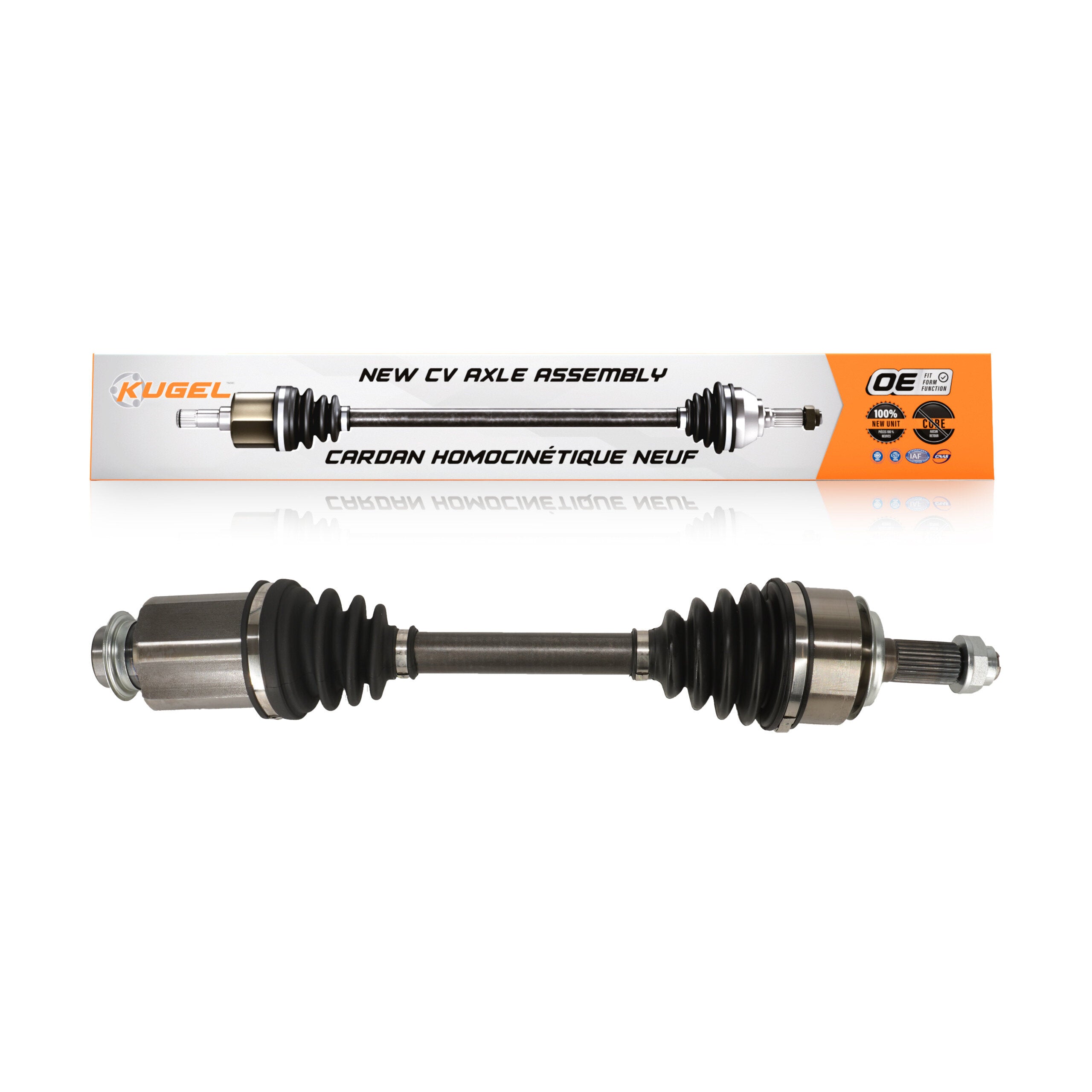 Kugel NCV-HO36169 CV Axle Shaft for 2016-2020 Honda Civic - Front Right