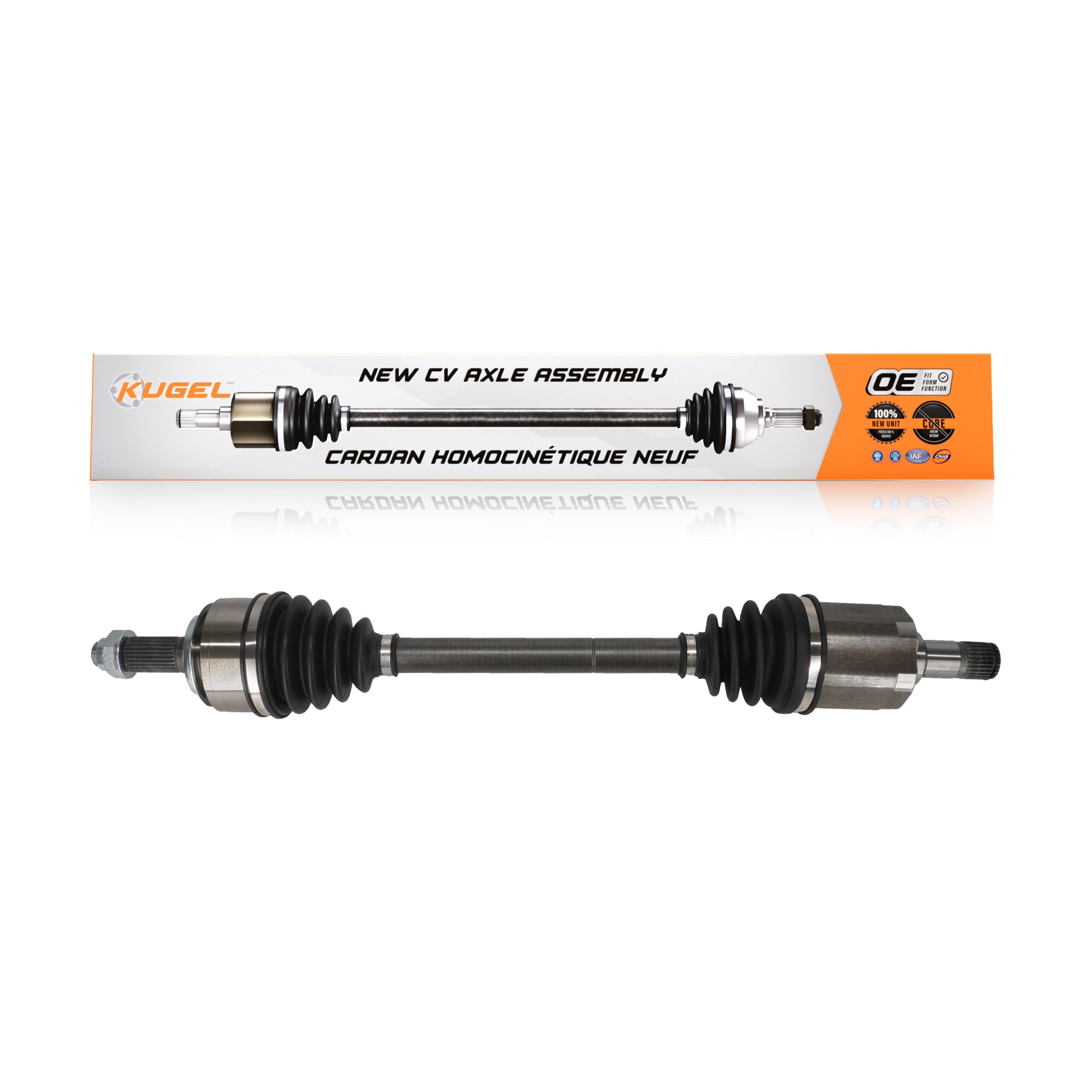 Kugel NCV-HO36182 CV Axle Shaft for 2016-2020 Honda Civic - Front Left