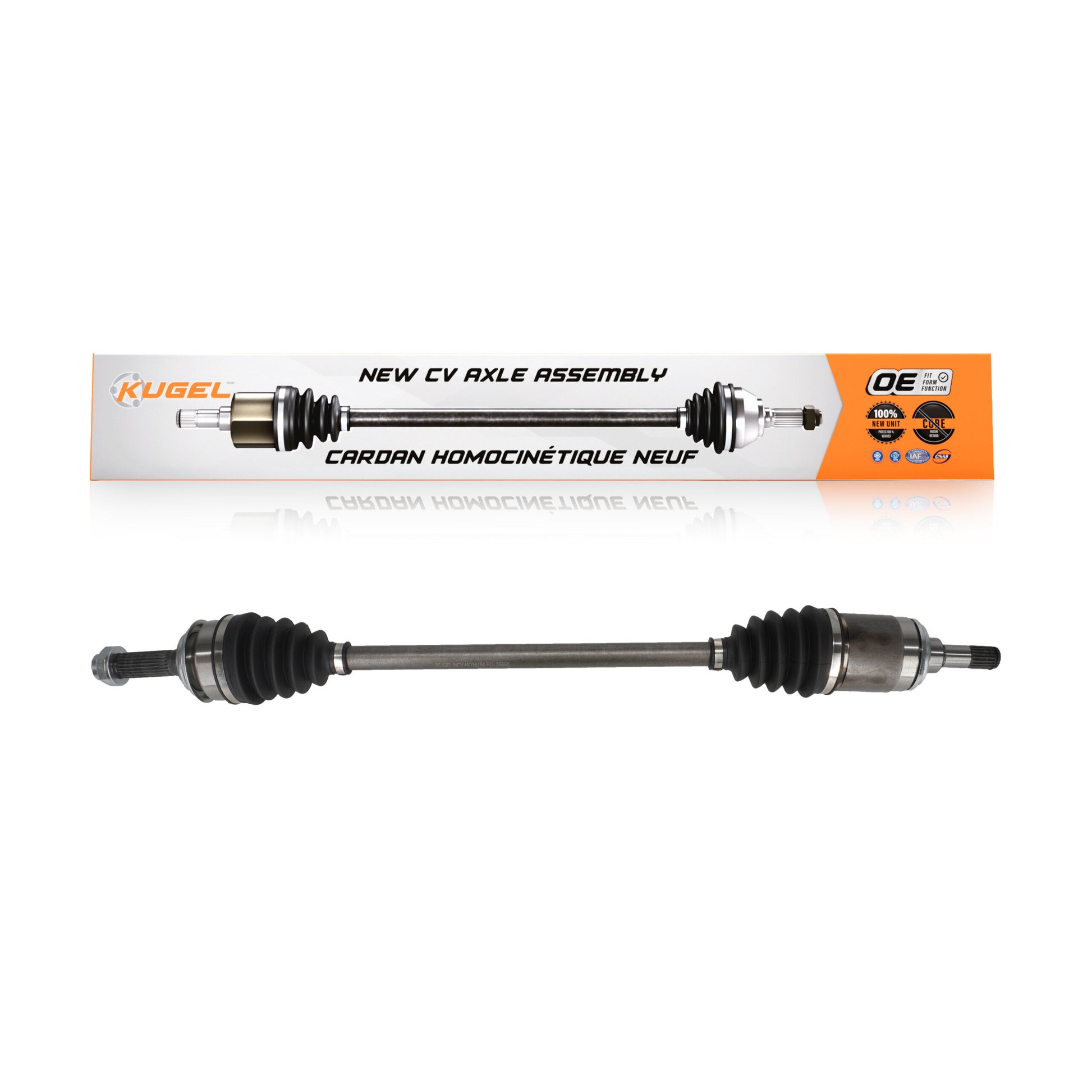 Kugel NCV-HO36184 CV Axle Shaft for 2016-2022 Honda HR-V - Rear Right