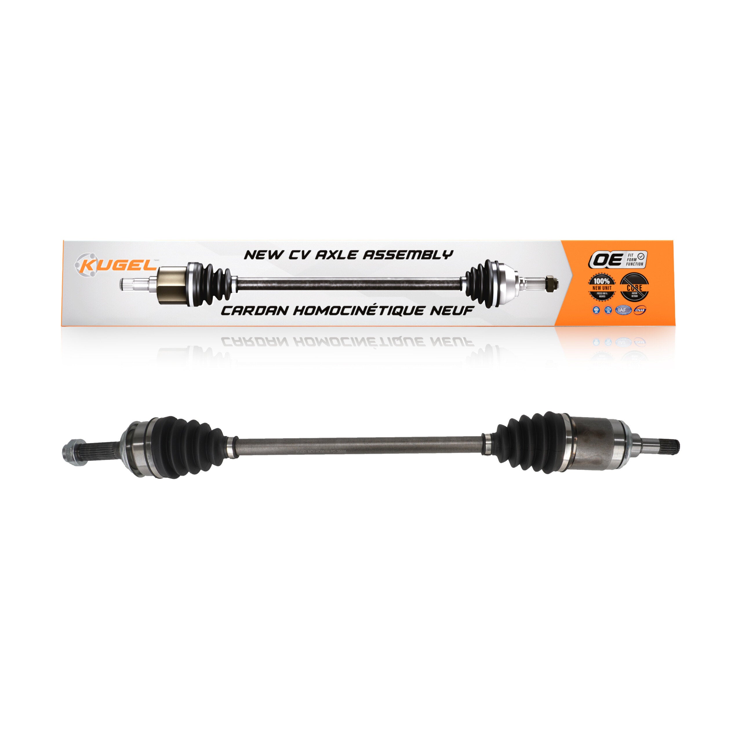 Kugel NCV-HO36184 CV Axle Shaft for 2016-2022 Honda HR-V - Rear Right