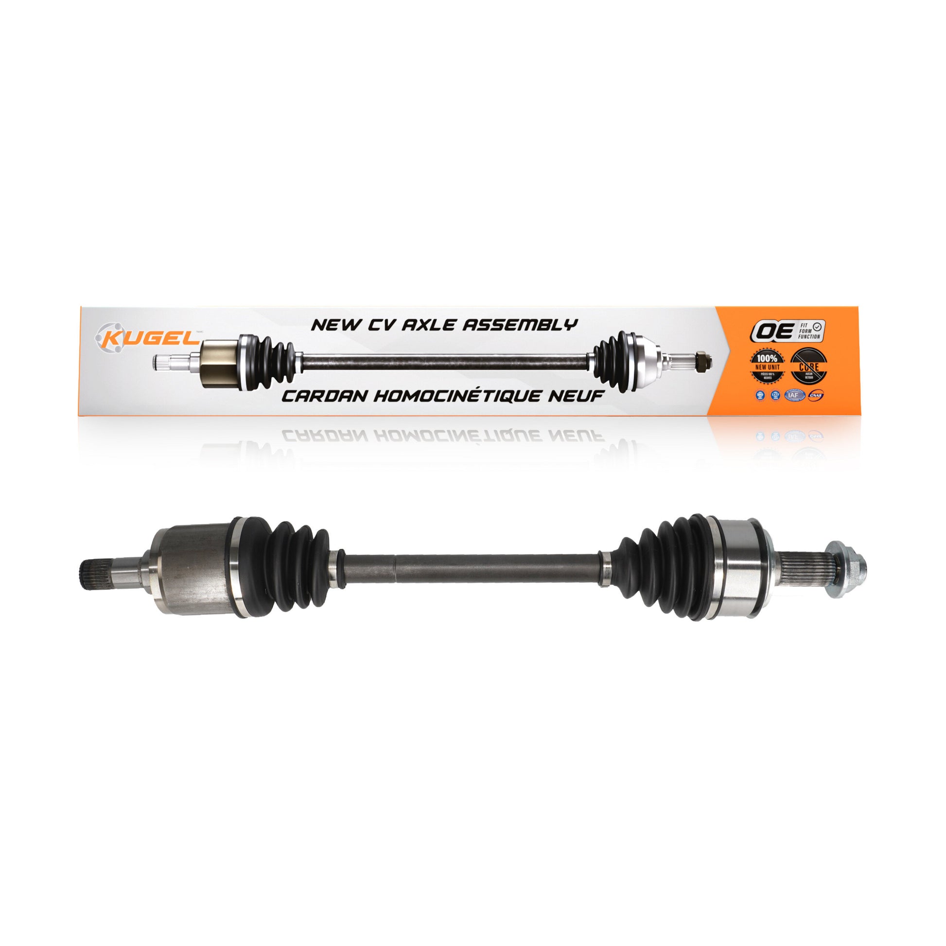 Kugel NCV-HO36186 CV Axle Shaft for 2016-2018 Honda HR-V - Front Left