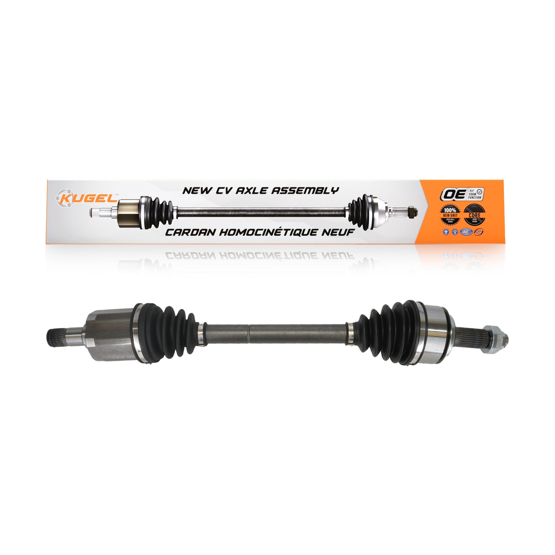 Kugel NCV-HO36190 CV Axle Shaft for 2016-2020 Honda Civic - Front Left