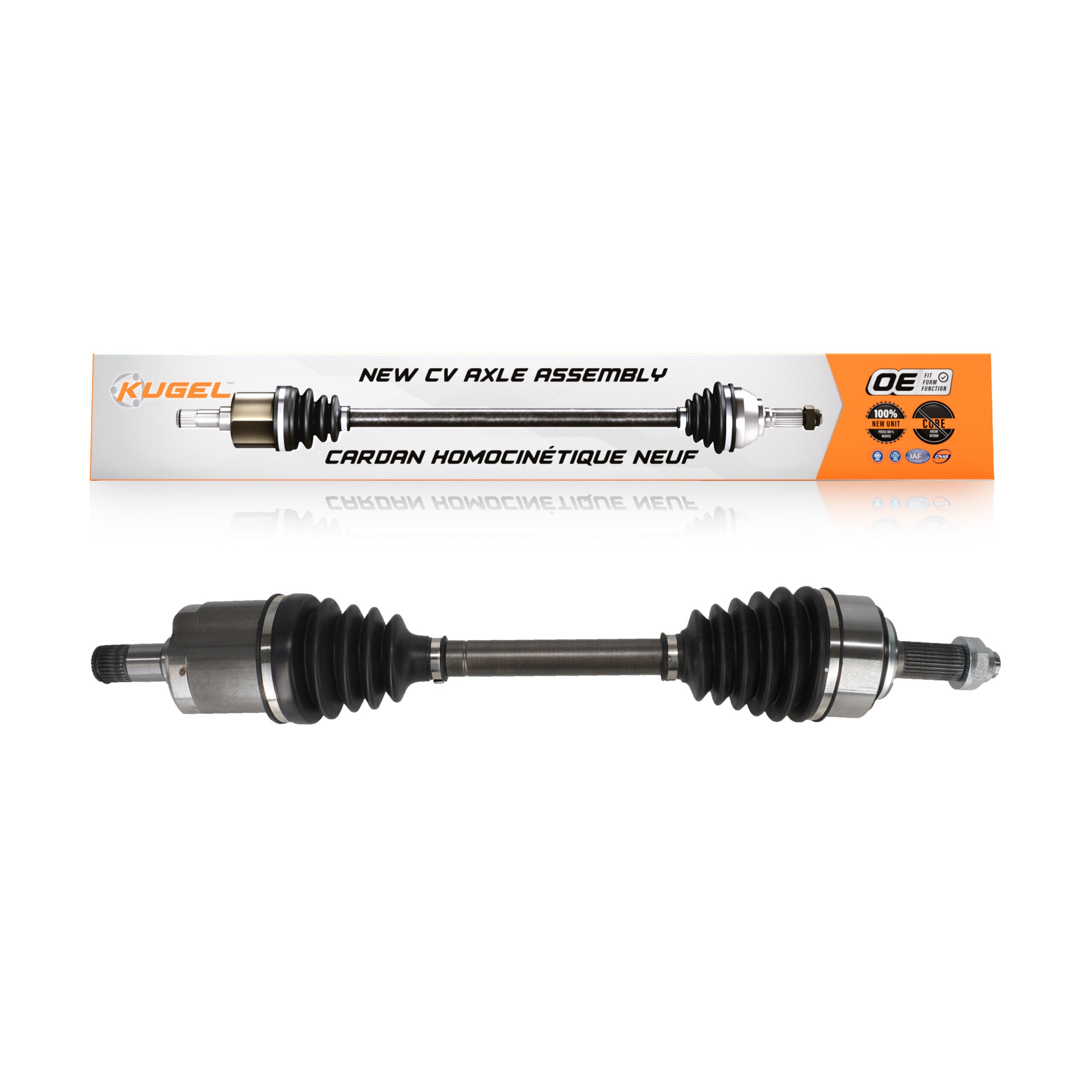 Kugel NCV-HO36228 CV Axle Shaft for 2017-2021 Honda Civic - Front Left