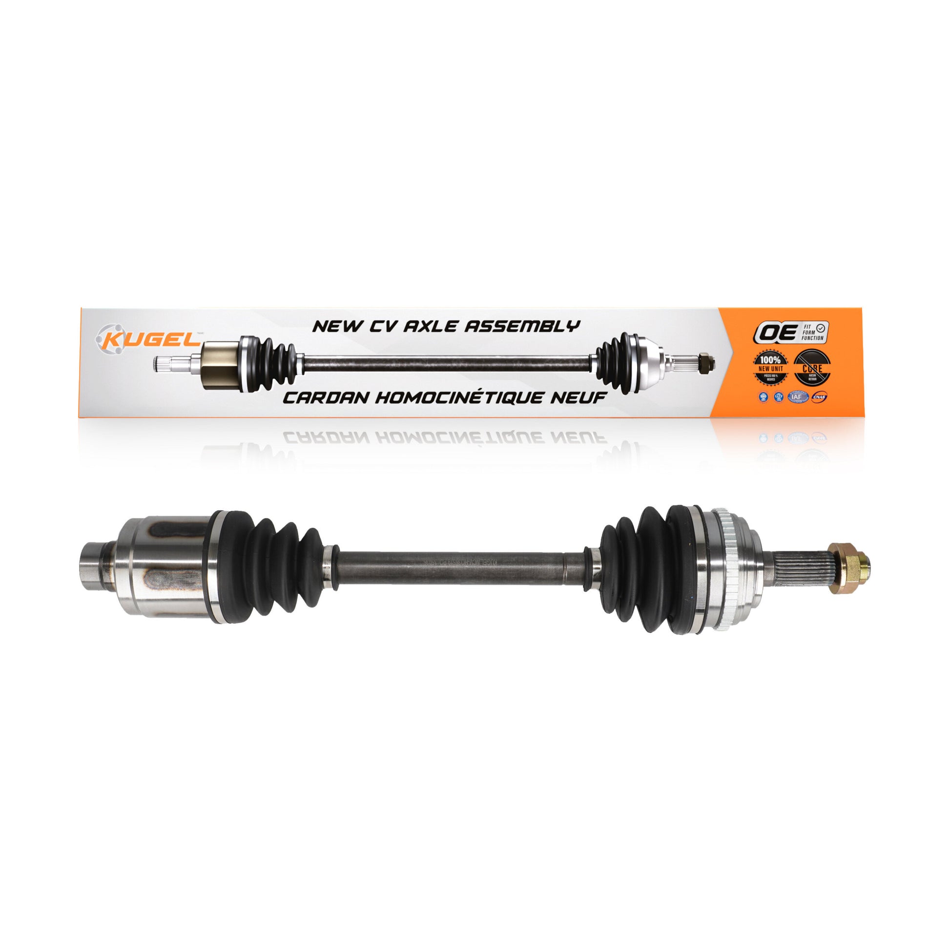 Kugel NCV-HO36519 CV Axle Shaft for 1995-2001 Honda CR-V, Acura TL - Front Left, Front Right