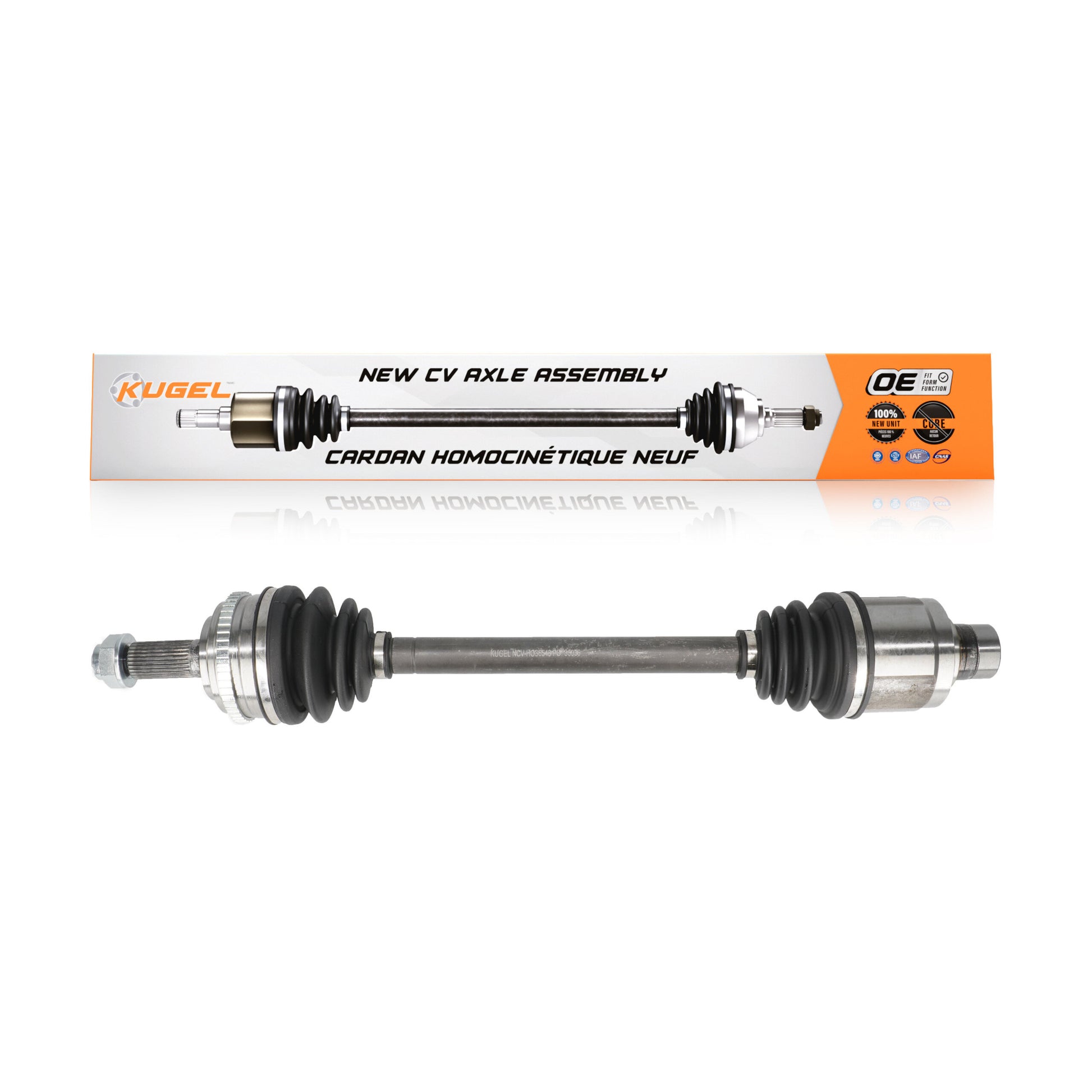Kugel NCV-HO36548 CV Axle Shaft for 1999-2004 Honda Odyssey - Front Right