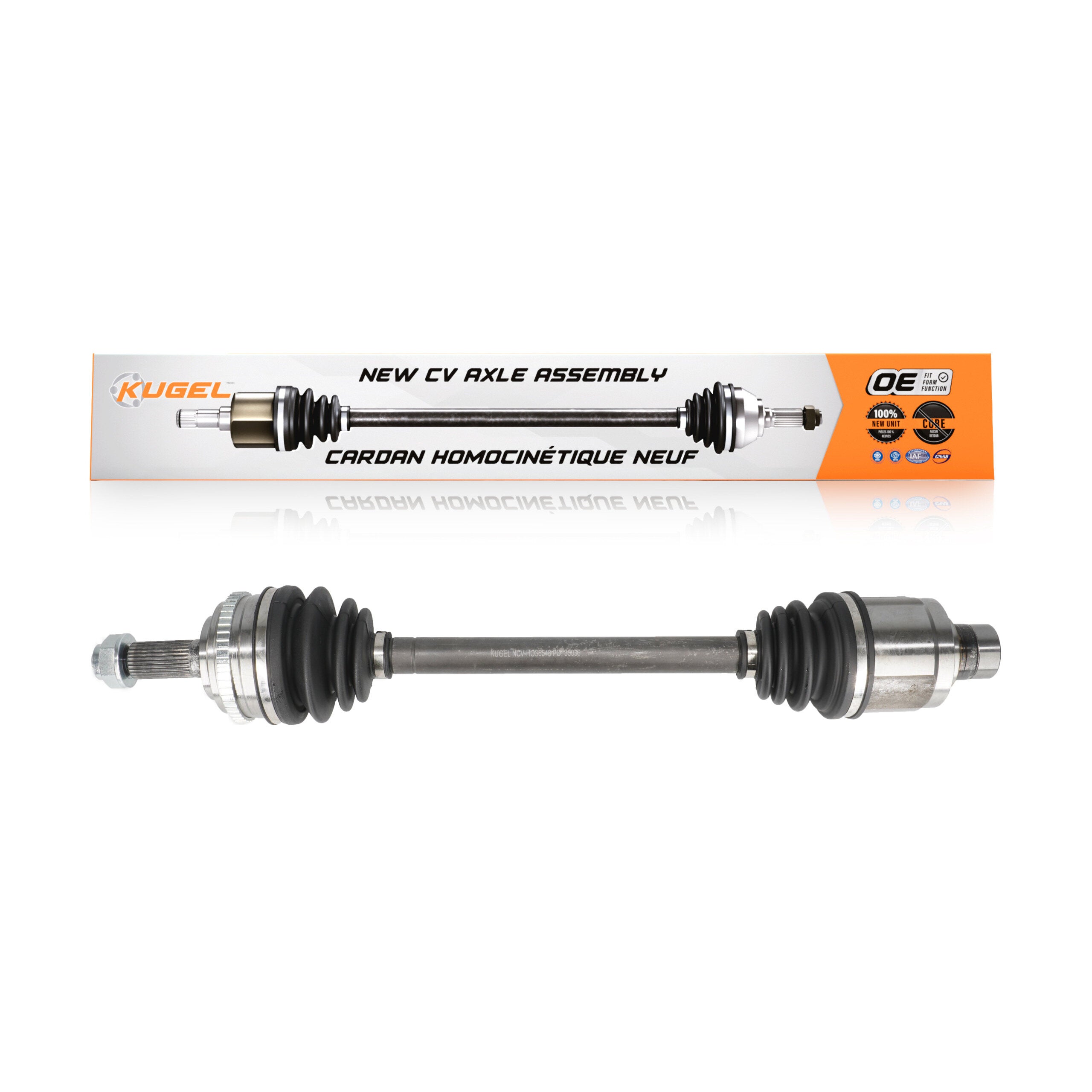 Kugel NCV-HO36548 CV Axle Shaft for 1999-2004 Honda Odyssey - Front Right