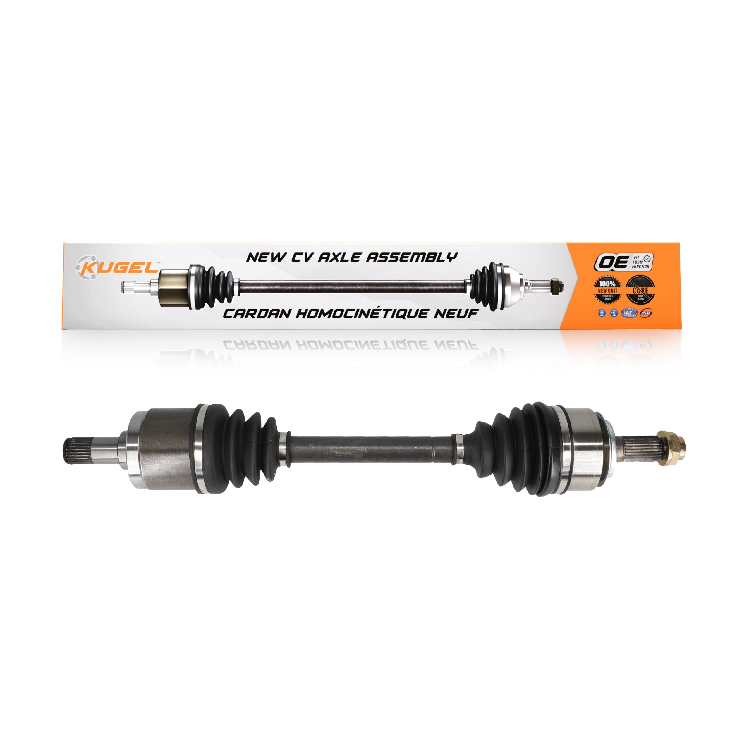 Kugel NCV-HO36570 CV Axle Shaft for 2006-2015 Honda Civic - Front Left