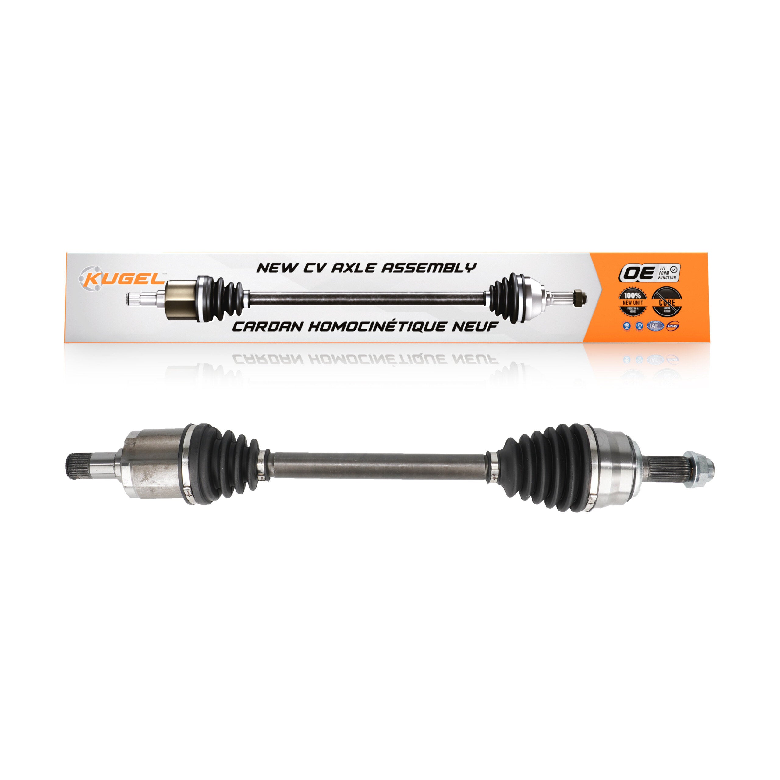 Kugel NCV-HO36602 CV Axle Shaft for 2011-2017 Honda Odyssey - Front Left