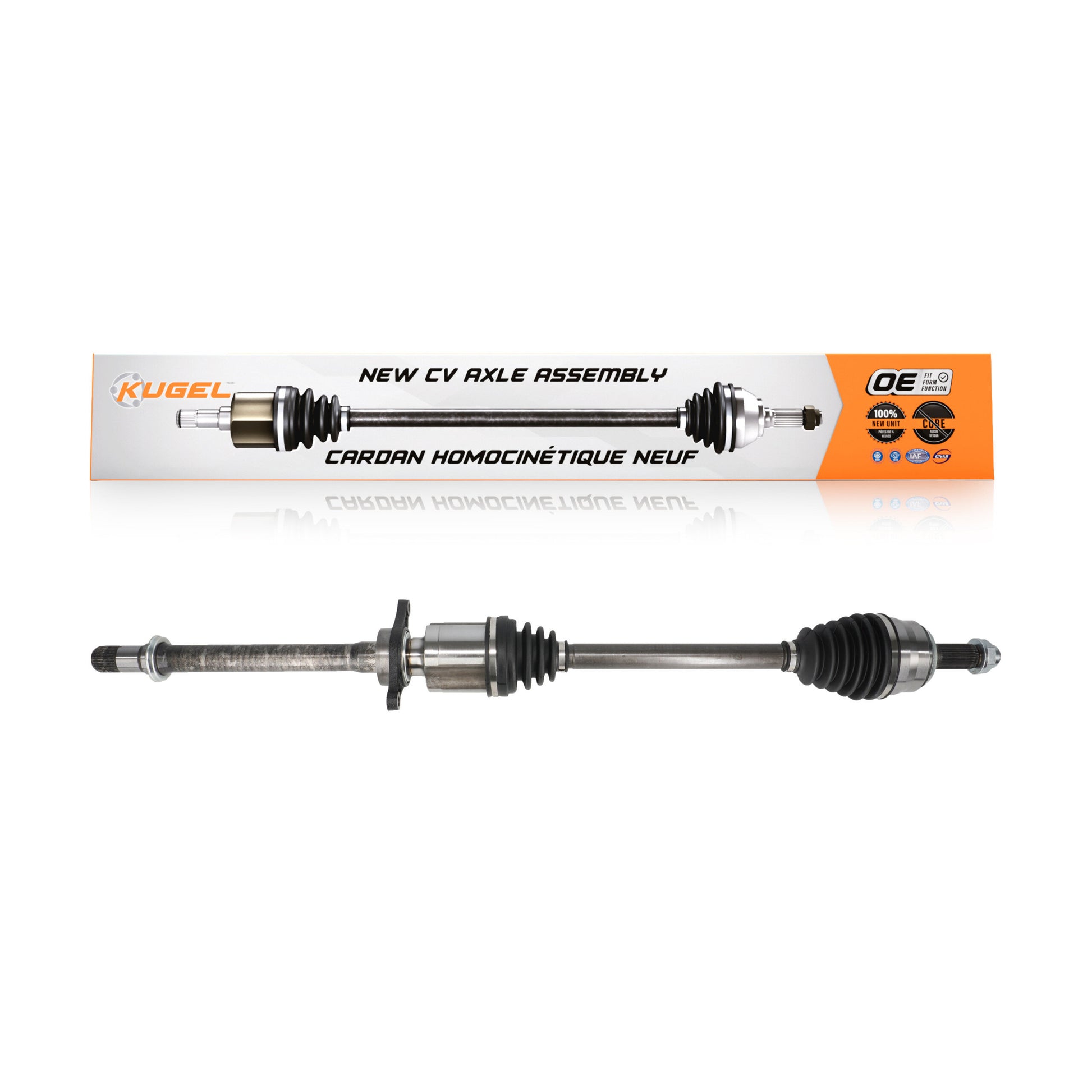 Kugel NCV-HO36603 CV Axle Shaft for 2011-2017 Honda Odyssey - Front Right