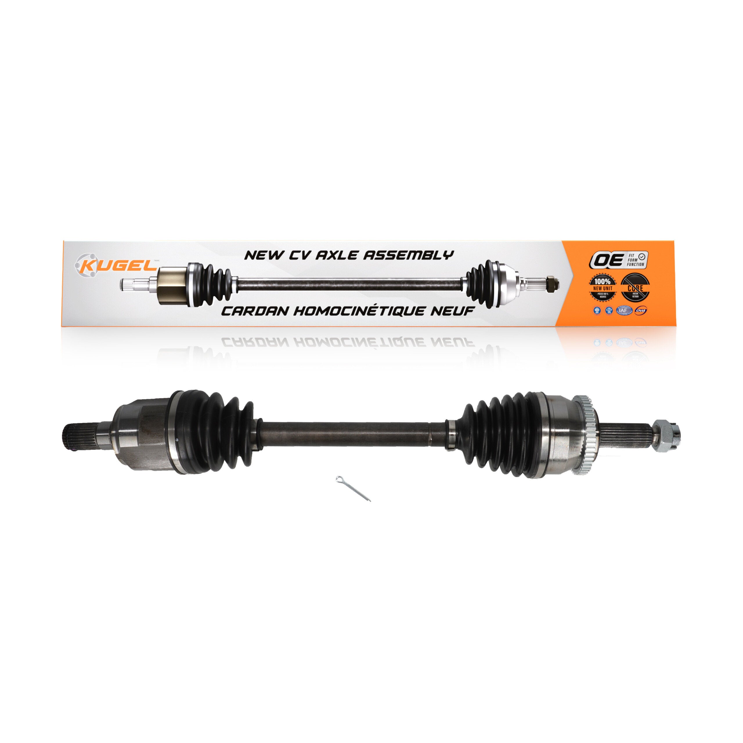 Kugel NCV-HY37003 CV Axle Shaft for 2011-2014 Hyundai Sonata - Front Left