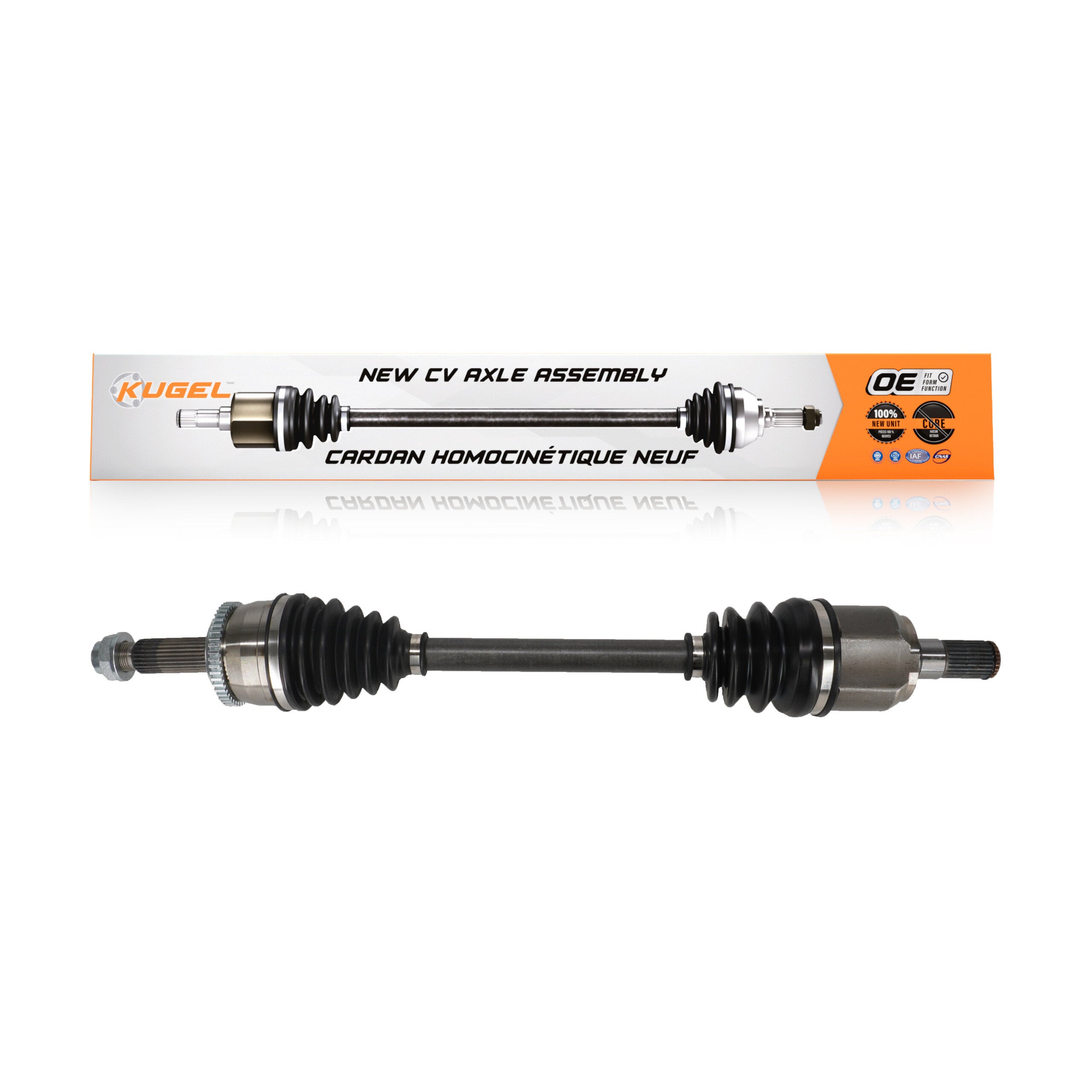 Kugel NCV-HY37090 CV Axle Shaft for 2012-2017 Hyundai Accent - Front Left