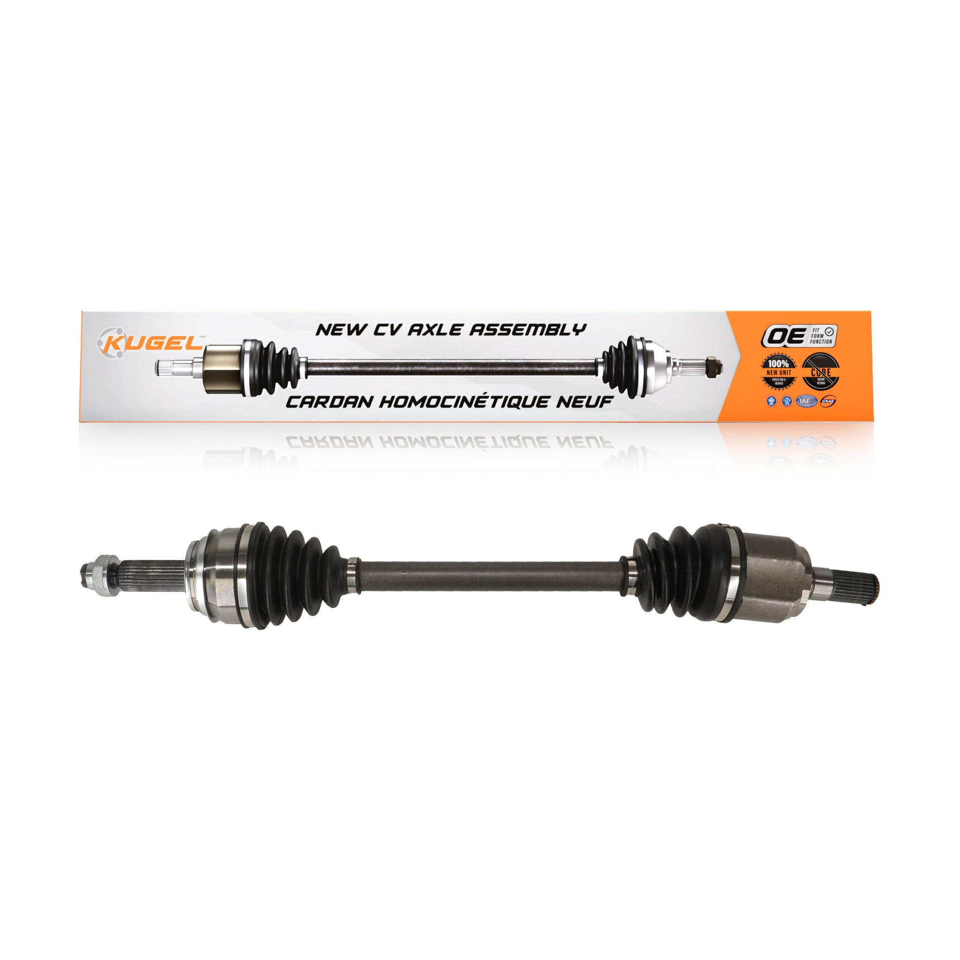 Kugel NCV-HY37106 CV Axle Shaft for 2017-2020 Hyundai Elantra GT, Hyundai Elantra - Front Left