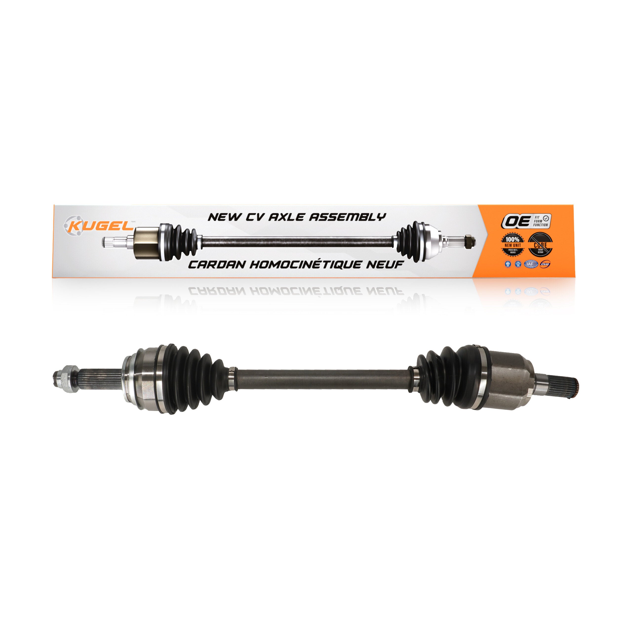 Kugel NCV-HY37106 CV Axle Shaft for 2017-2020 Hyundai Elantra GT, Hyundai Elantra - Front Left