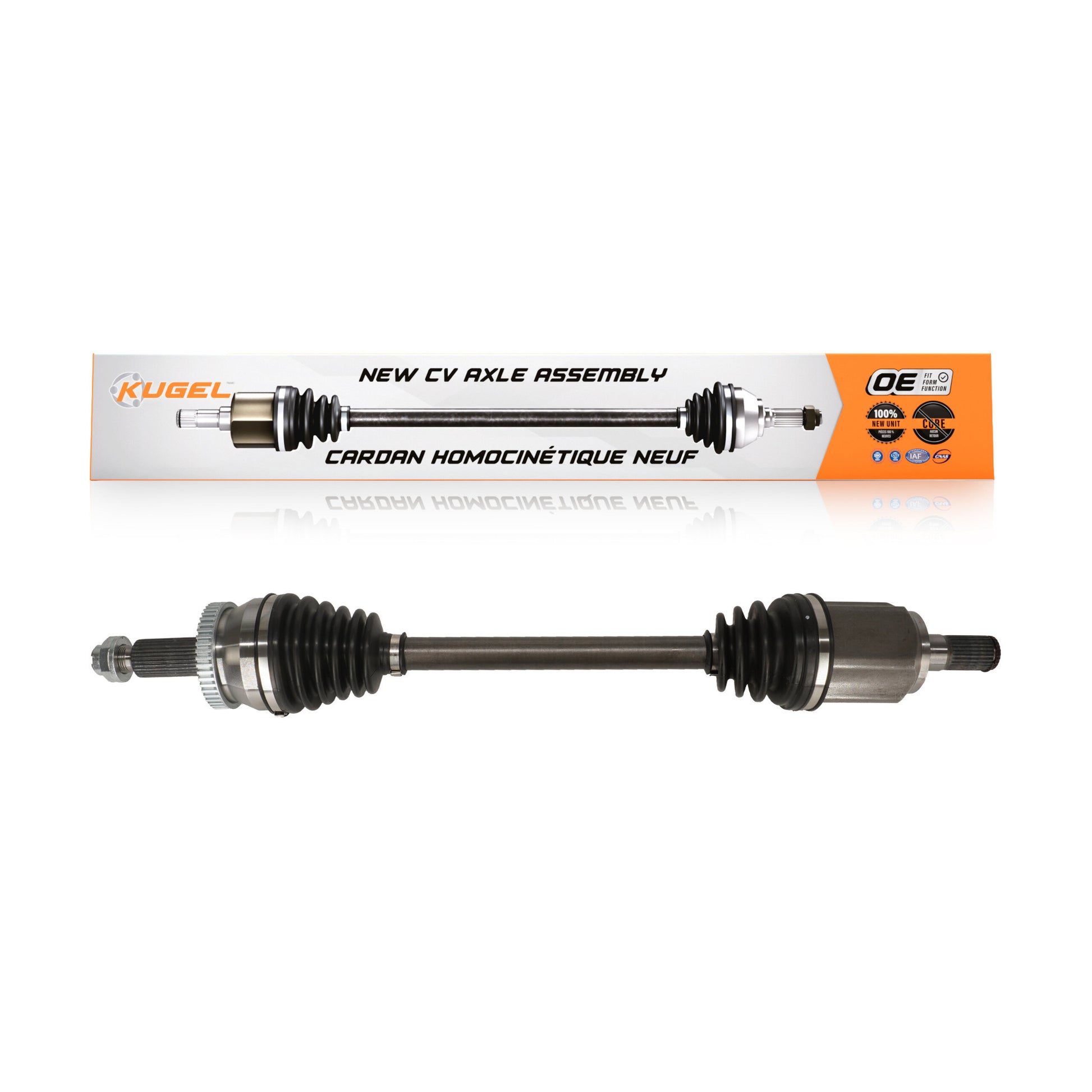 Kugel NCV-HY37109 CV Axle Shaft for 2016-2021 Hyundai Tucson - Front Left