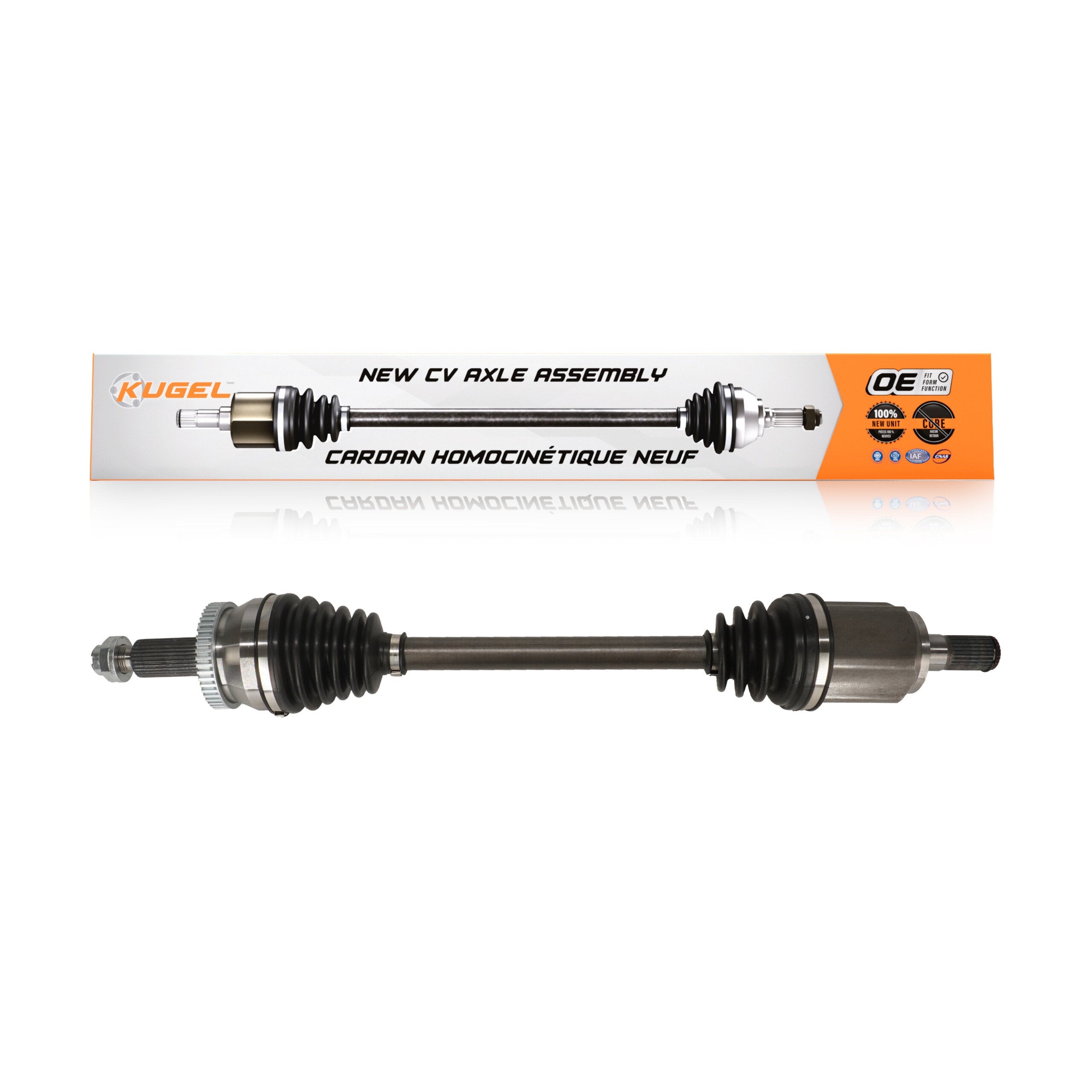 Kugel NCV-HY37109 CV Axle Shaft for 2016-2021 Hyundai Tucson - Front Left