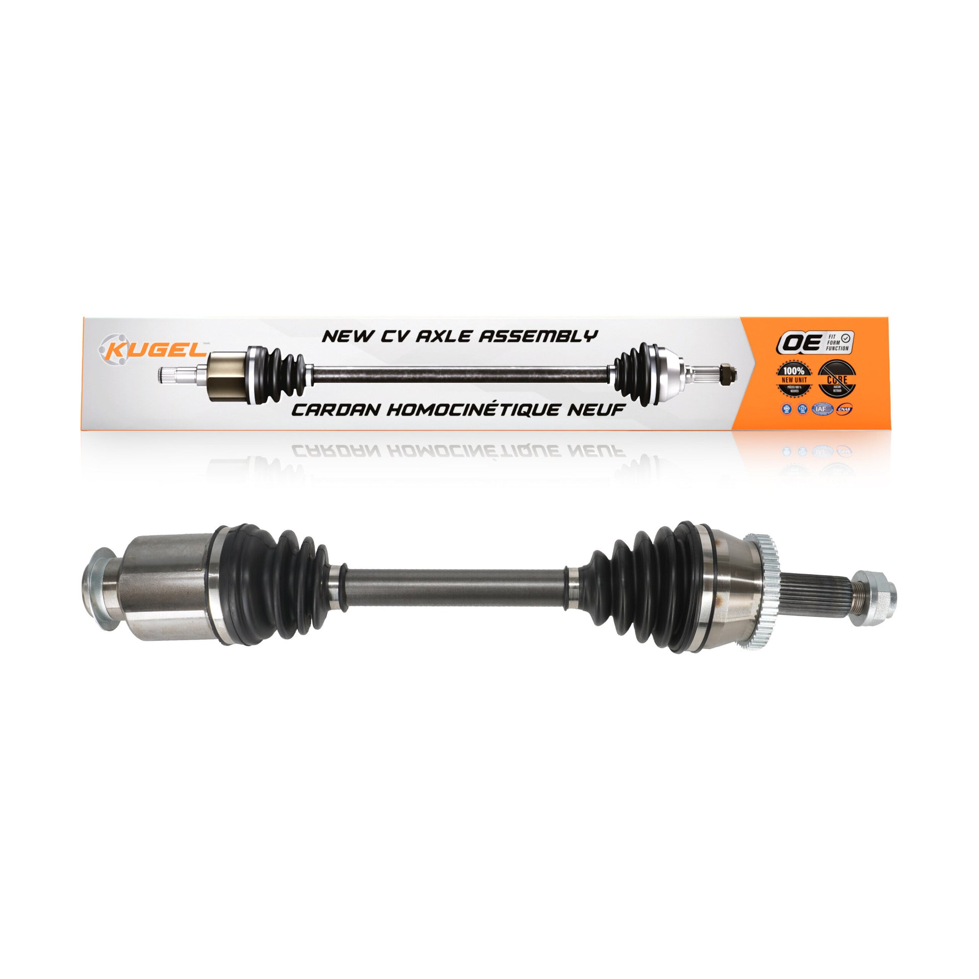 Kugel NCV-HY37110 CV Axle Shaft for 2016-2021 Hyundai Tucson - Front Right