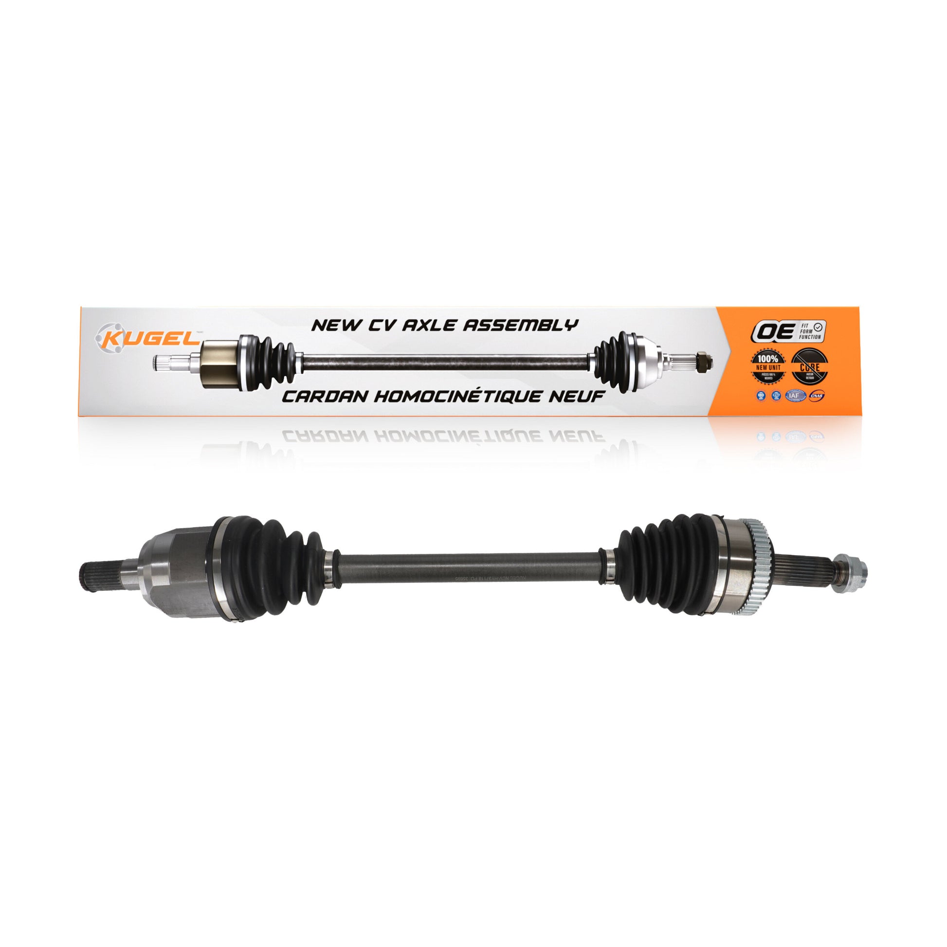 Kugel NCV-HY37118 CV Axle Shaft for 2014-2015 Hyundai Tucson - Front Left