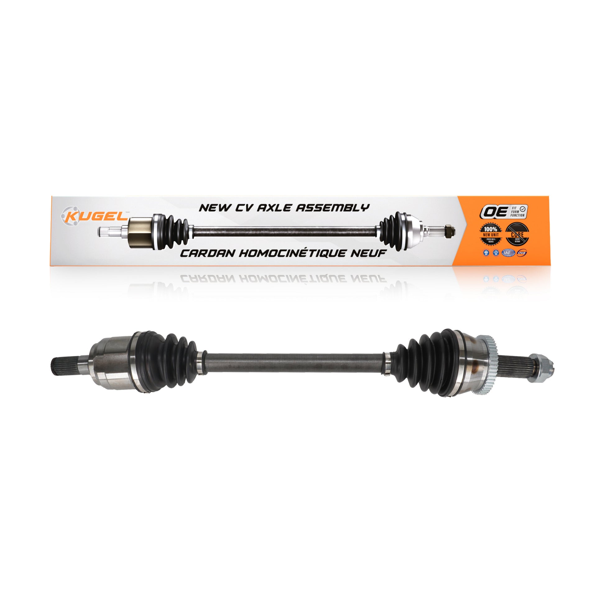 Kugel NCV-HY37124 CV Axle Shaft for 2016-2021 Hyundai Tucson - Front Left