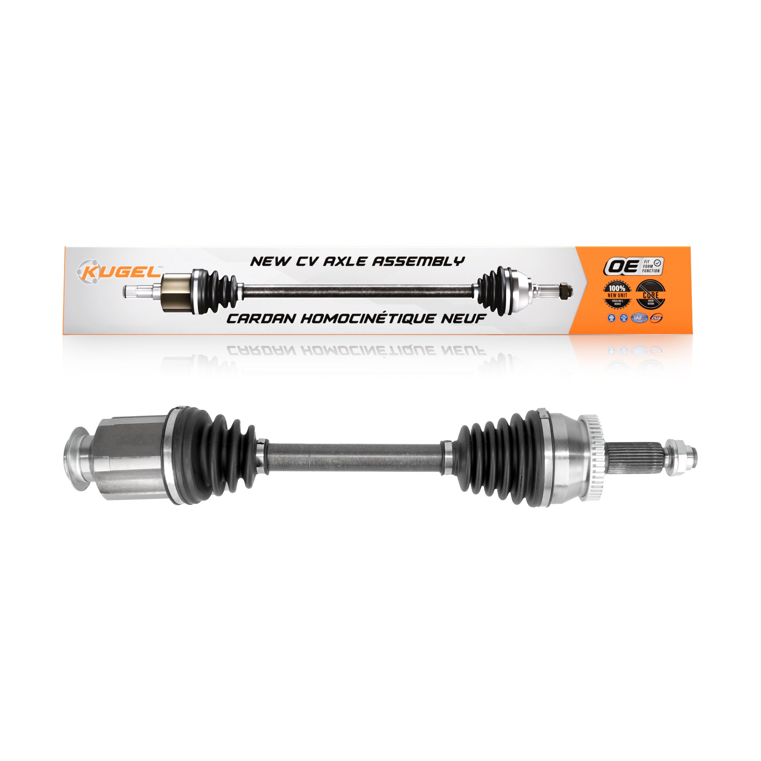 Kugel NCV-HY75089 CV Axle Shaft for 2017-2022 Hyundai Tucson, Kia Sportage - Front Right