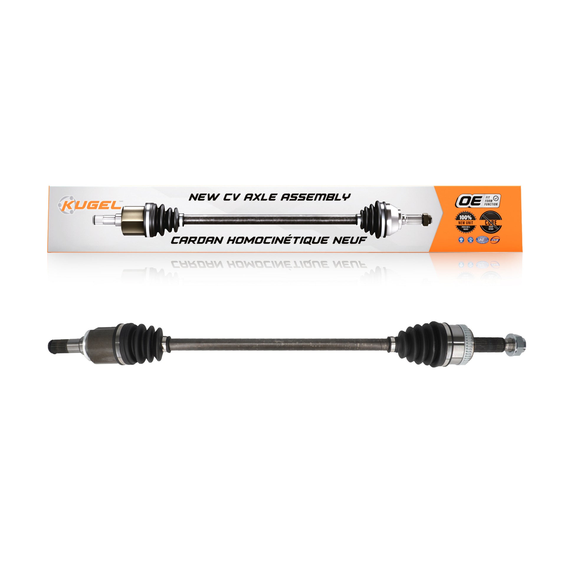 Kugel NCV-HY75095 CV Axle Shaft for 2016-2022 Kia Sportage, Hyundai Tucson - Rear Left, Rear Right