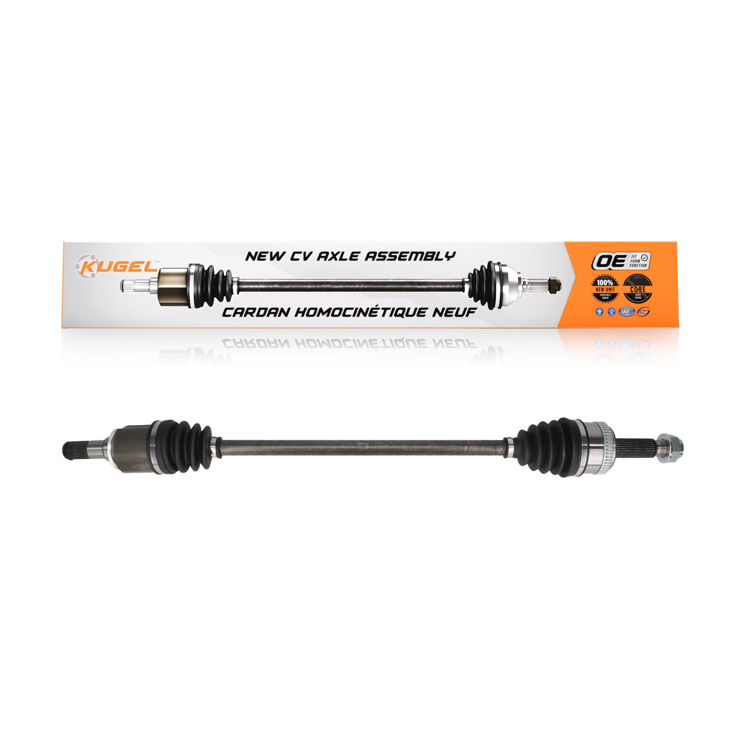 Kugel NCV-HY75095 CV Axle Shaft for 2016-2022 Kia Sportage, Hyundai Tucson - Rear Left, Rear Right