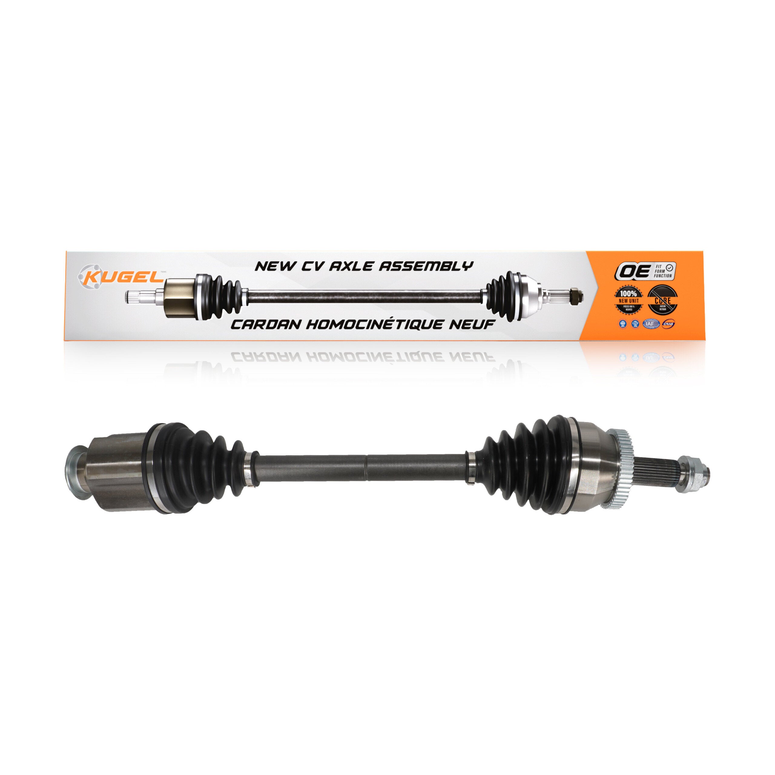 Kugel NCV-KA75106 CV Axle Shaft for 2015-2020 Kia Sedona - Front Right