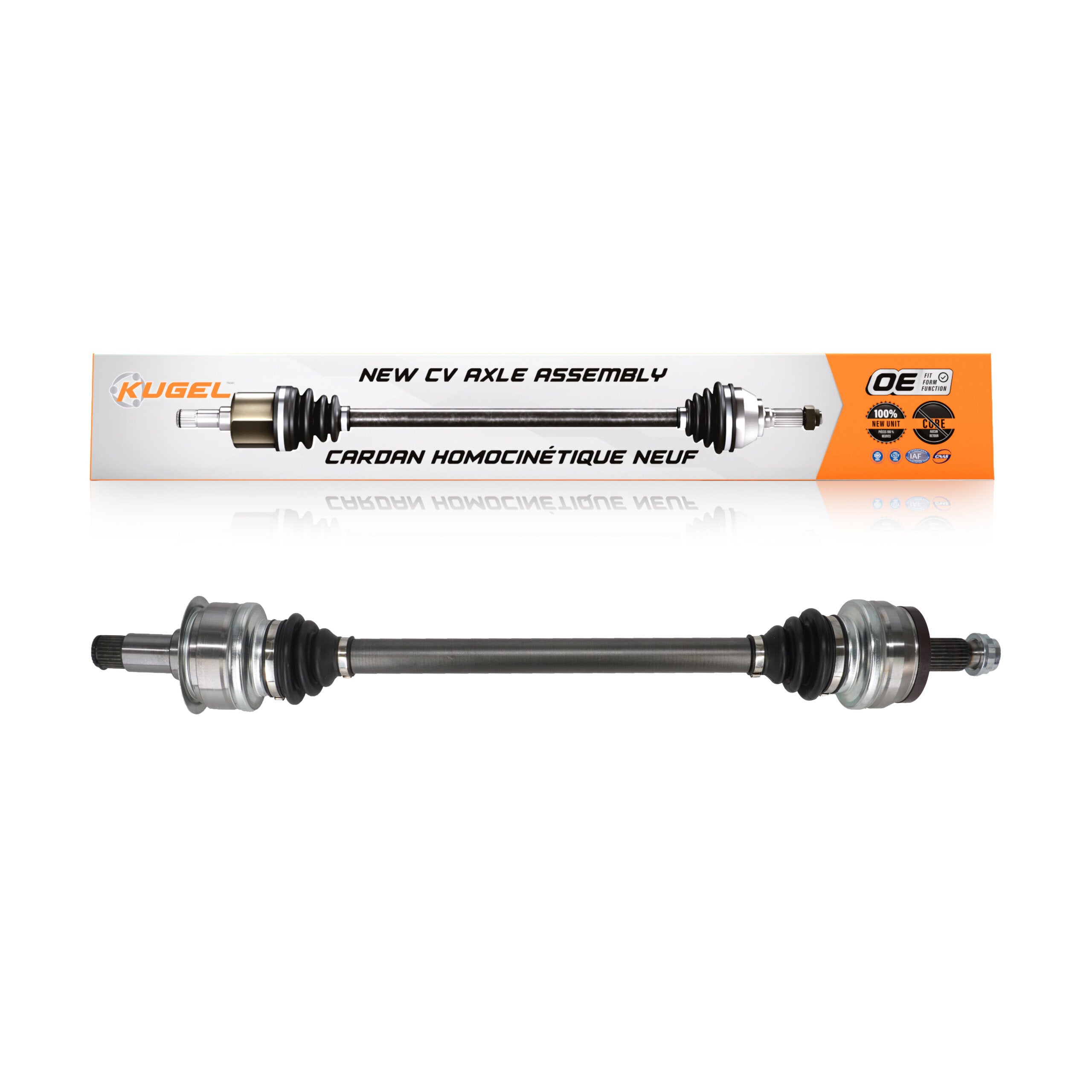 Kugel NCV-MB48025 CV Axle Shaft for 2008-2017 Mercedes-Benz E400, Mercedes-Benz C250, Mercedes-Benz C300 - Rear Left, Rear Right