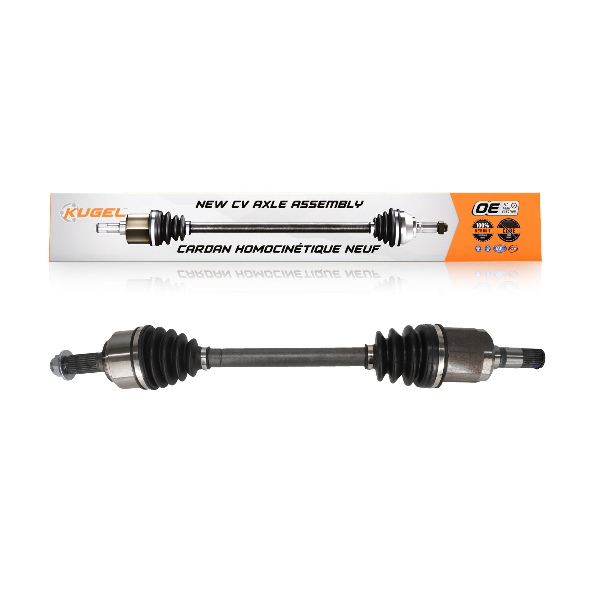 Kugel NCV-MZ47005 CV Axle Shaft for 2009-2013 Mazda 6 - Front Left