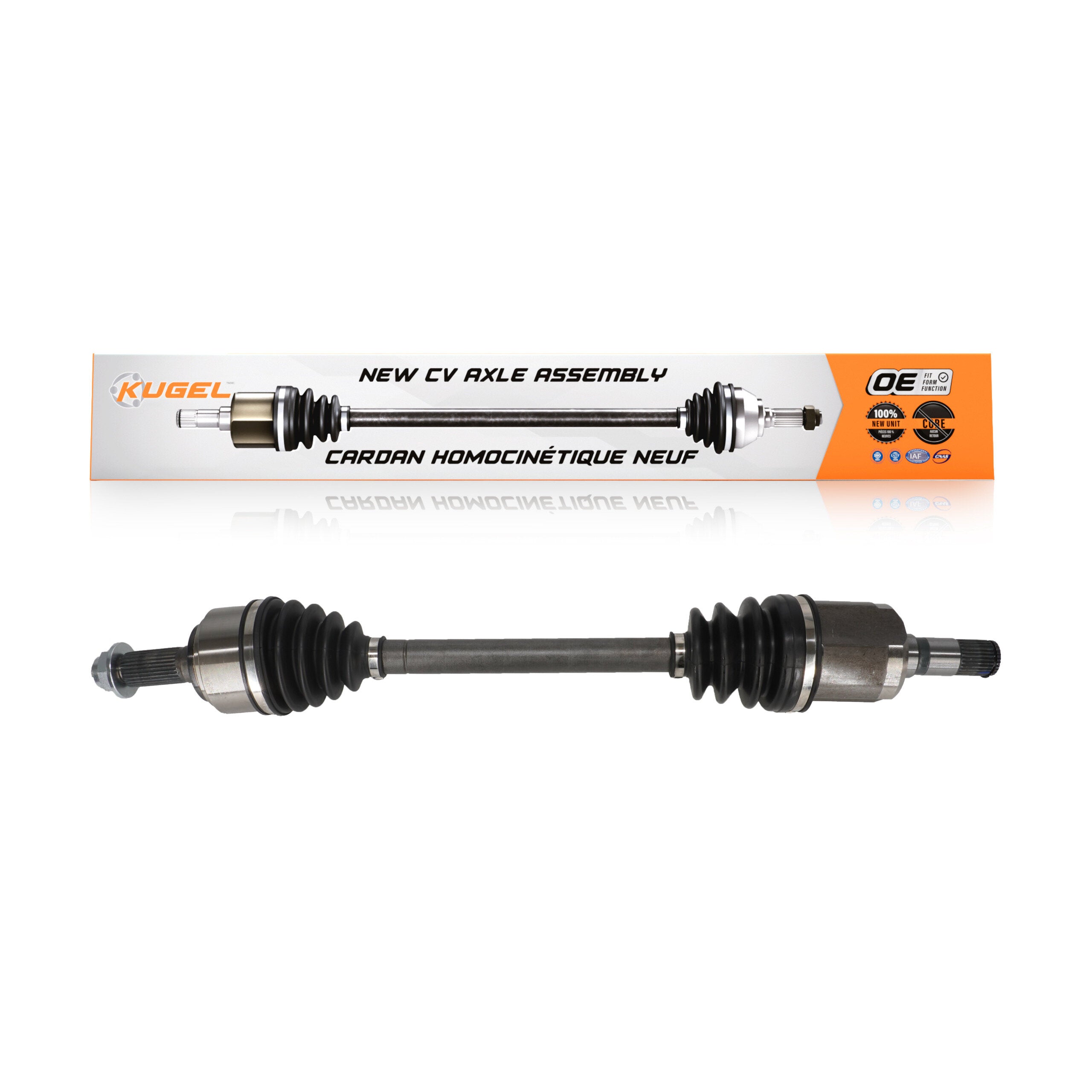 Kugel NCV-MZ47005 CV Axle Shaft for 2009-2013 Mazda 6 - Front Left