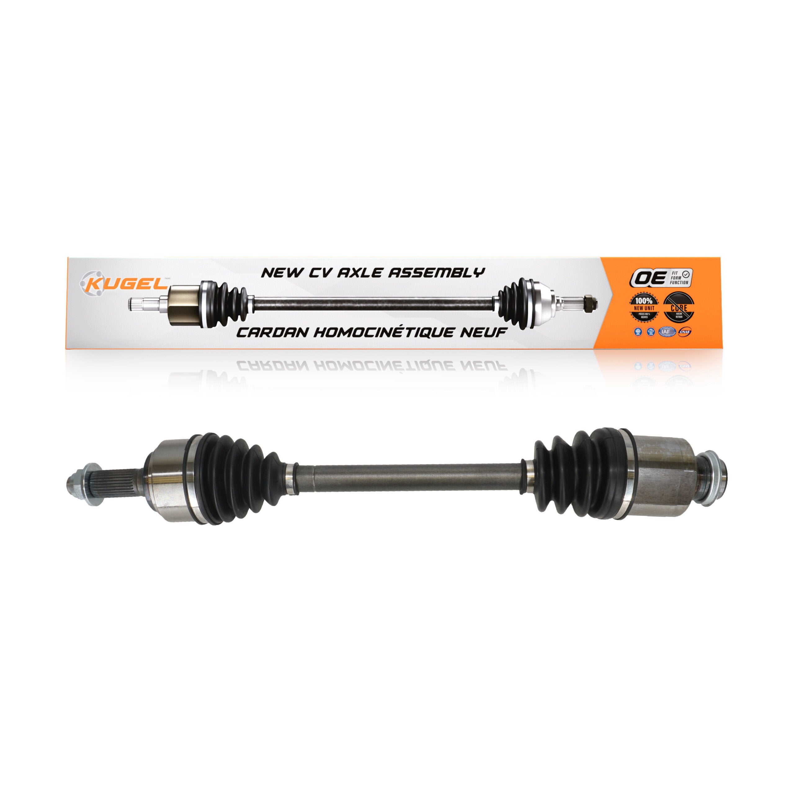 Kugel NCV-MZ47006 CV Axle Shaft for 2009-2013 Mazda 6 - Front Right