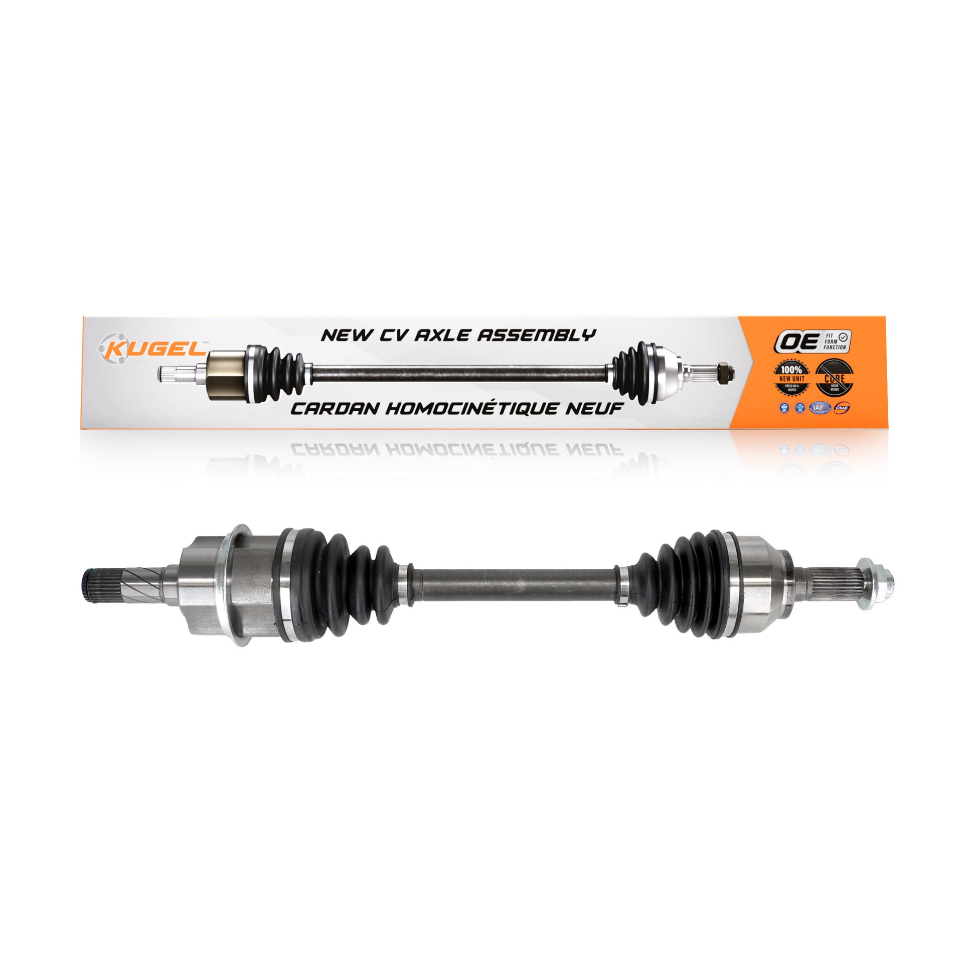 Kugel NCV-MZ47018 CV Axle Shaft for 2012-2017 Mazda 5 - Front Left