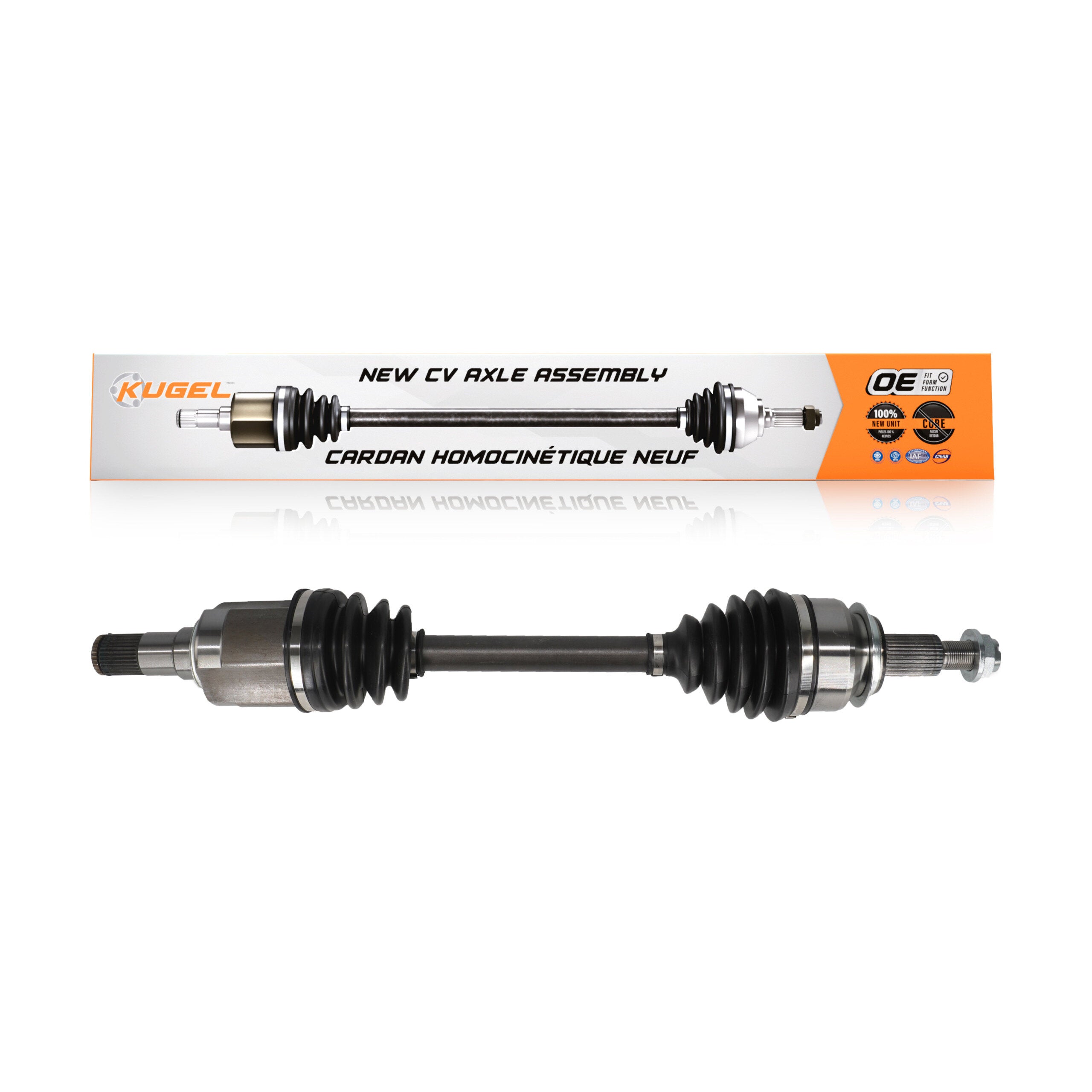 Kugel NCV-MZ47032 CV Axle Shaft for 2014-2023 Mazda 6, Mazda CX-5 - Front Left