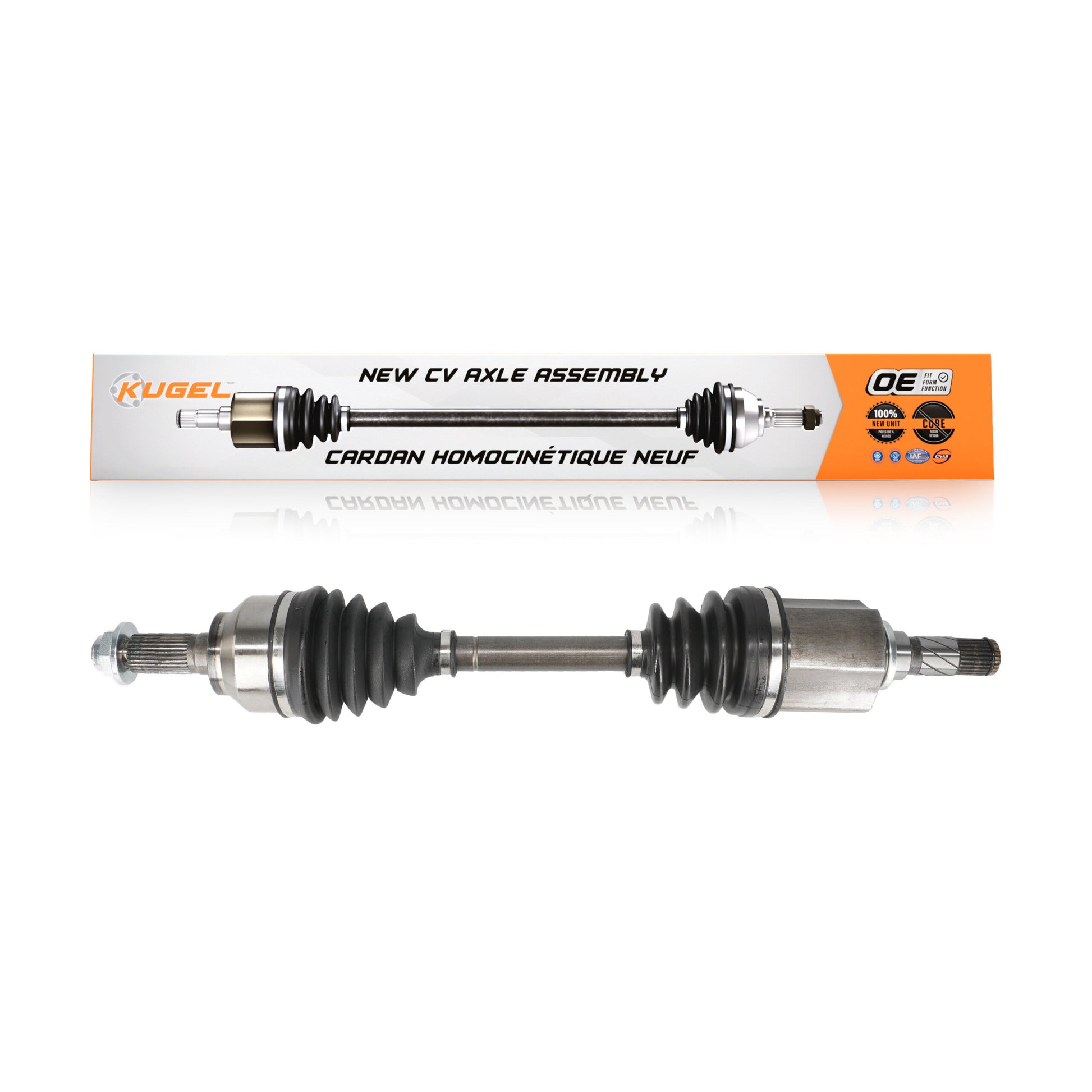 Kugel NCV-MZ47500 CV Axle Shaft for 2005-2009 Mazda 3 - Front Left