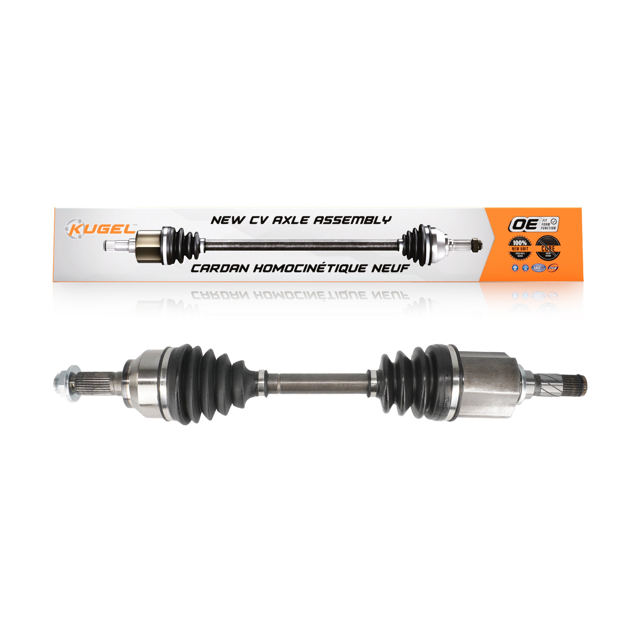 Kugel NCV-MZ47500 CV Axle Shaft for 2005-2009 Mazda 3 - Front Left