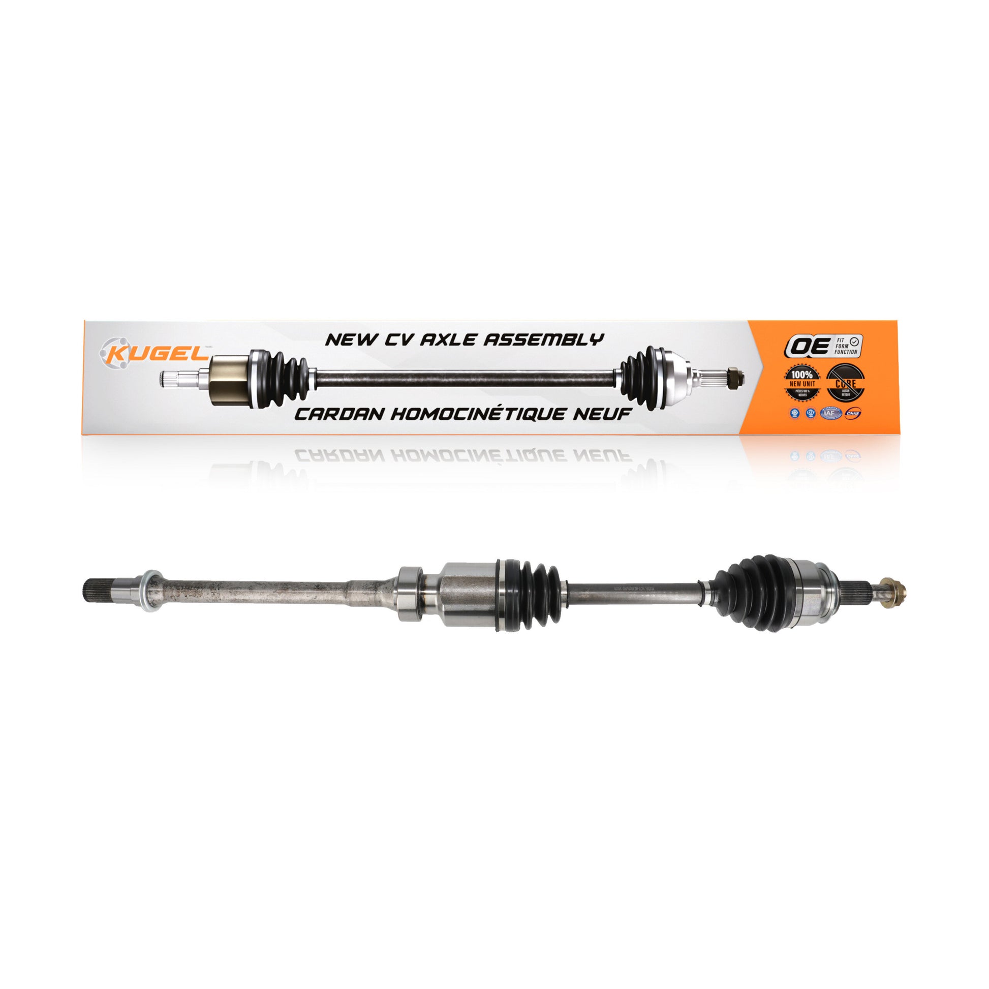 Kugel NCV-MZ48035 CV Axle Shaft for 2014-2017 Mazda 6, Mazda CX-5 - Front Right