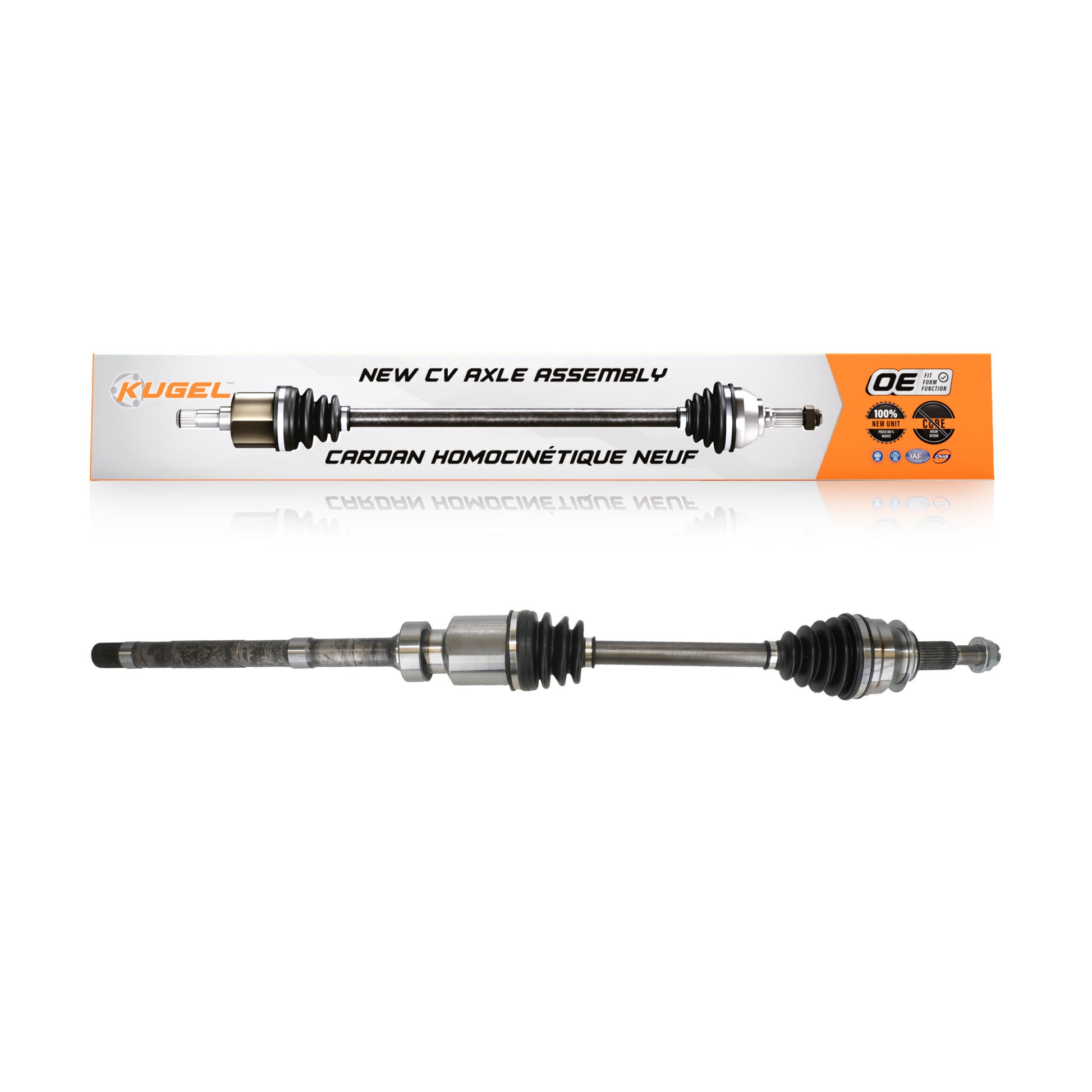 Kugel NCV-MZ48036 CV Axle Shaft for 2013-2016 Mazda CX-5 - Front Right