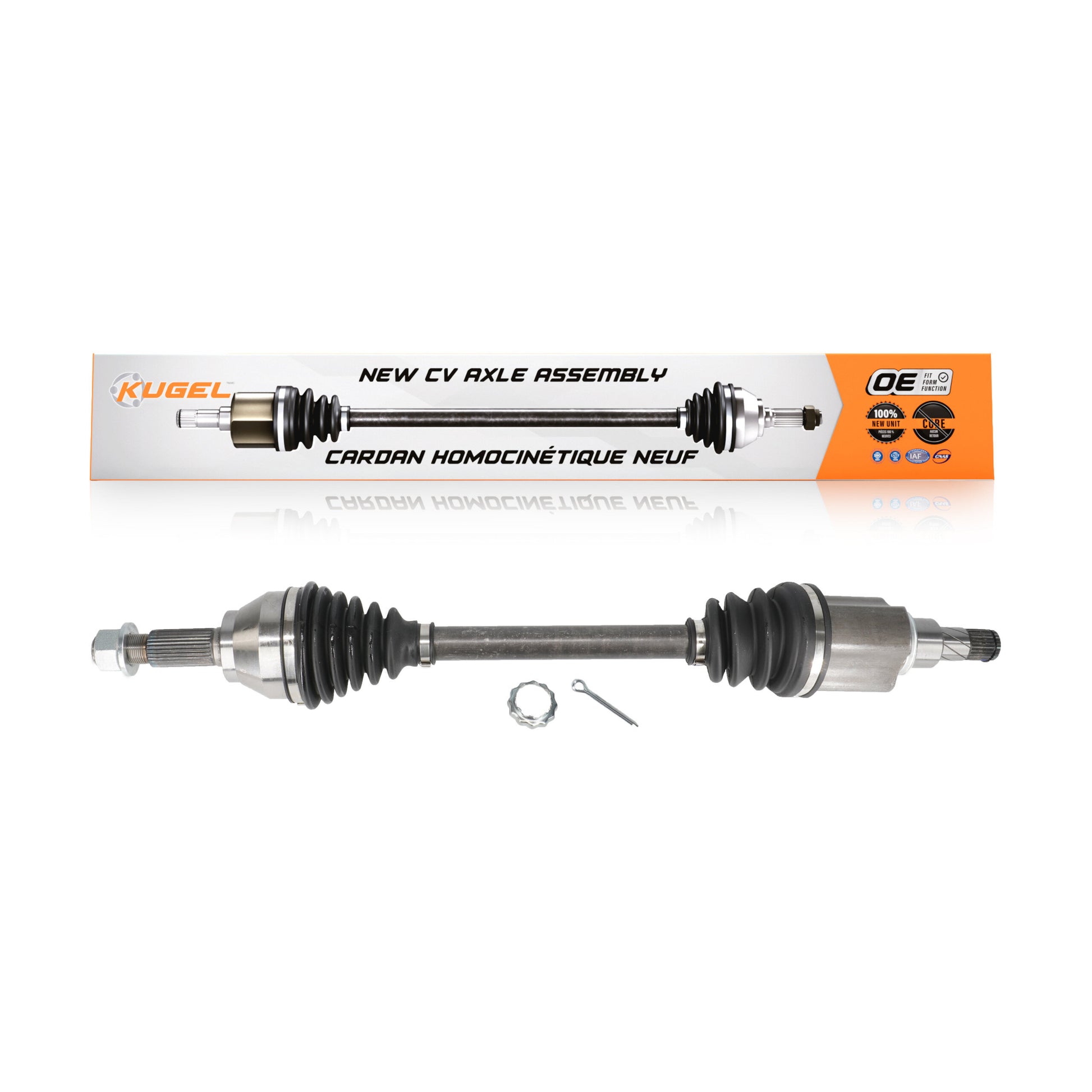 Kugel NCV-NI53017 CV Axle Shaft for 2013-2019 Nissan Sentra - Front Left