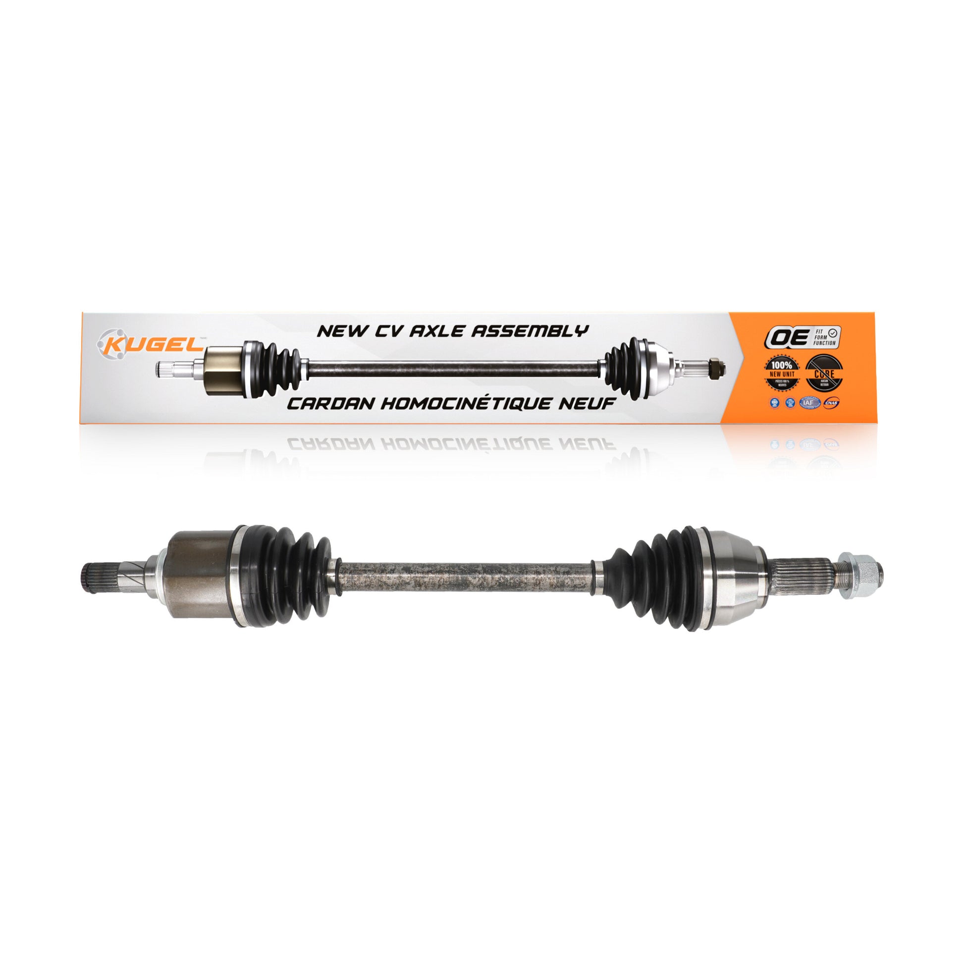 Kugel NCV-NI53023 CV Axle Shaft for 2013-2018 Nissan Altima - Front Left
