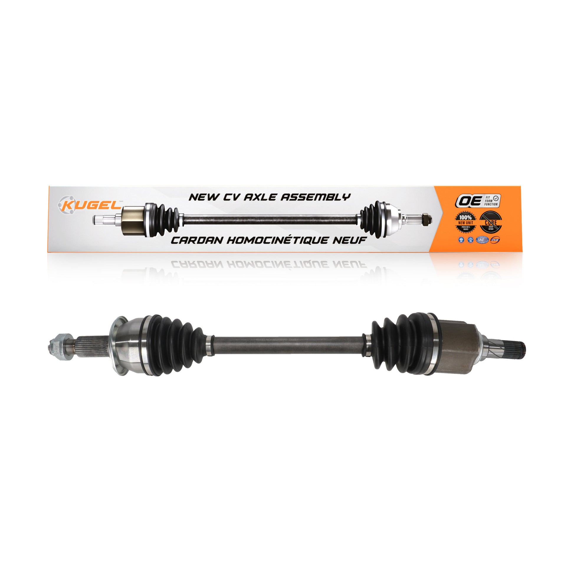 Kugel NCV-NI53138 CV Axle Shaft for 2019-2023 Nissan Altima - Front Left