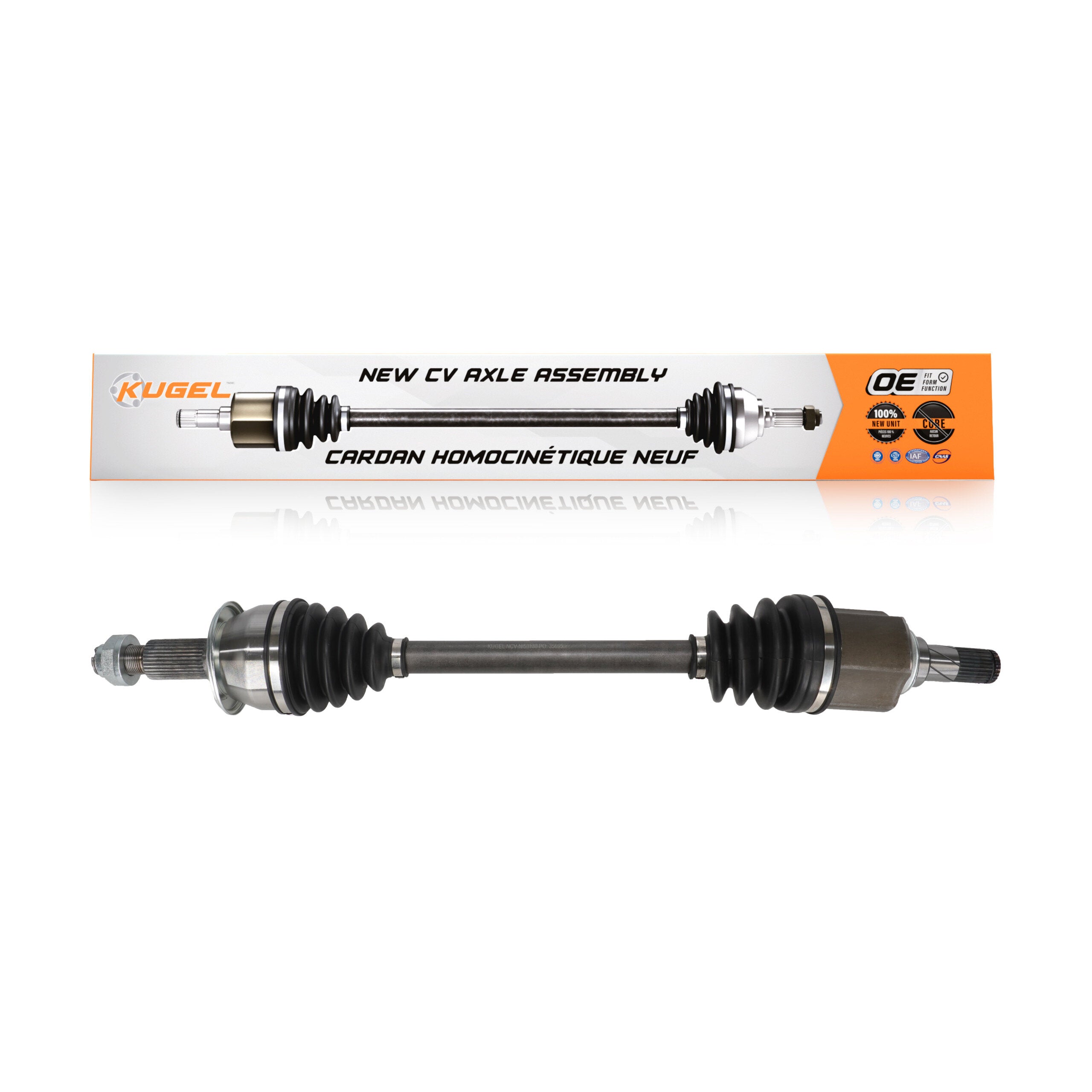 Kugel NCV-NI53138 CV Axle Shaft for 2019-2023 Nissan Altima - Front Left