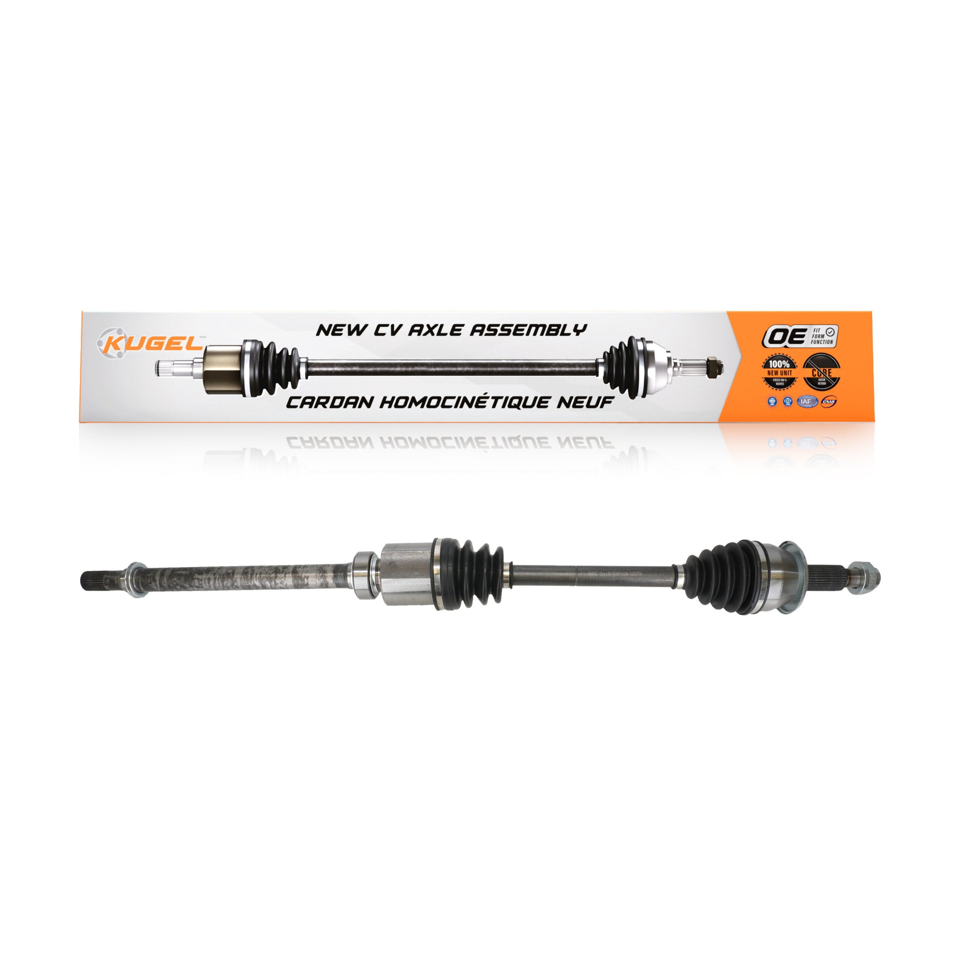 Kugel NCV-NI53161 CV Axle Shaft for 2019-2023 Nissan Altima - Front Right
