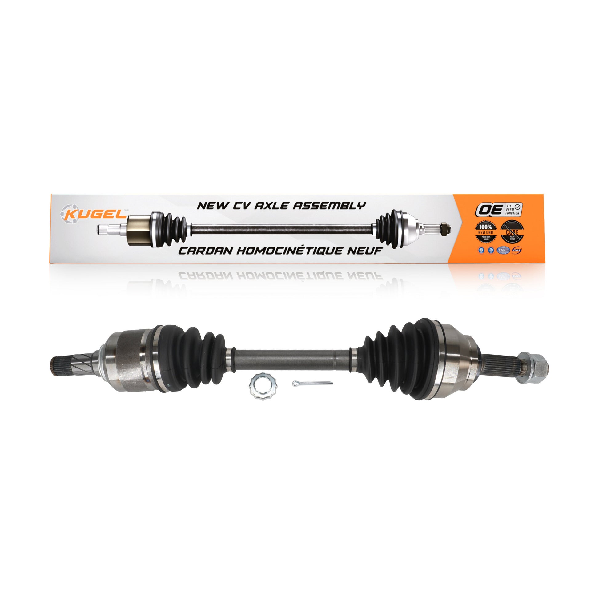 Kugel NCV-NI53599 CV Axle Shaft for 2003-2007 Nissan Murano - Front Left
