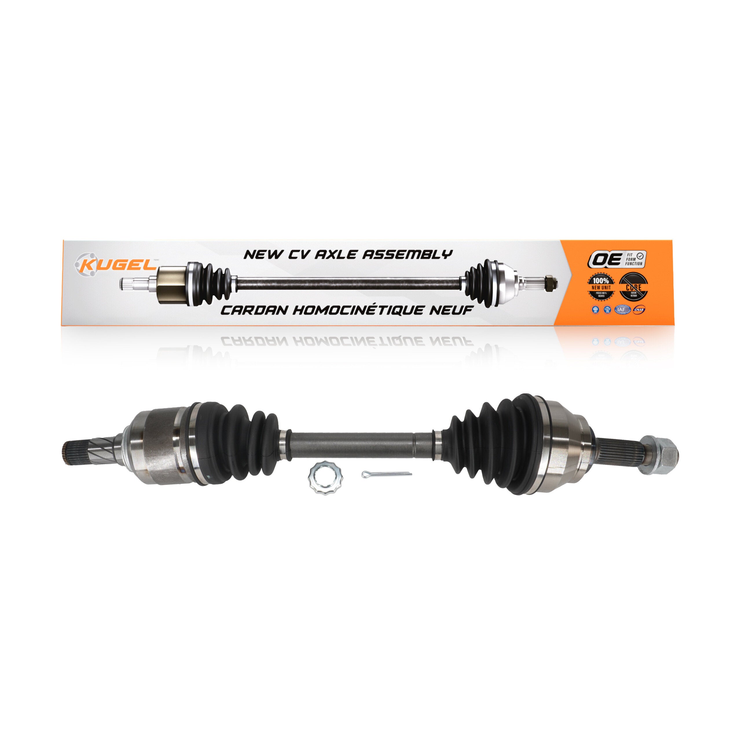 Kugel NCV-NI53599 CV Axle Shaft for 2003-2007 Nissan Murano - Front Left