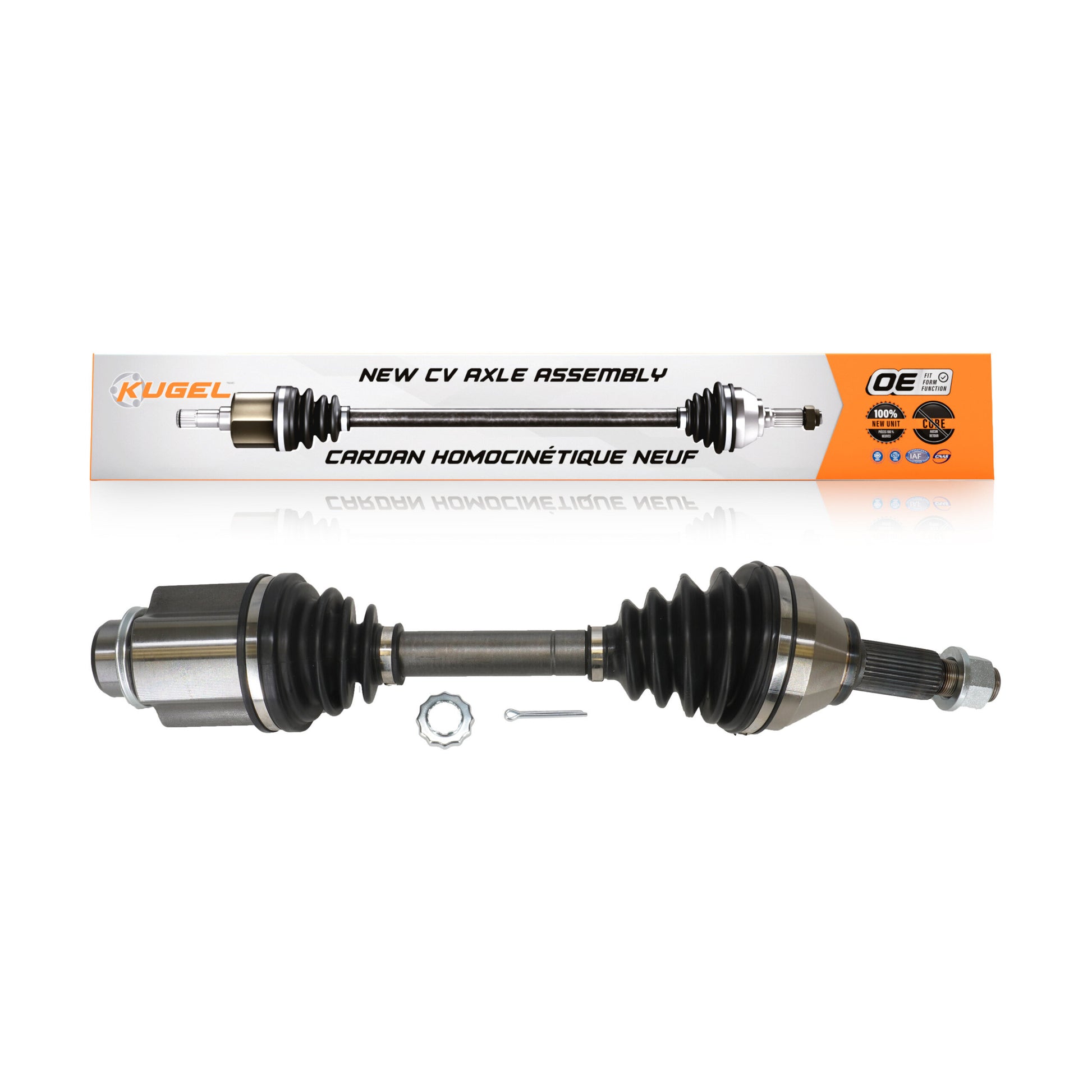 Kugel NCV-NI53994 CV Axle Shaft for 2009-2014 Nissan Murano - Front Right