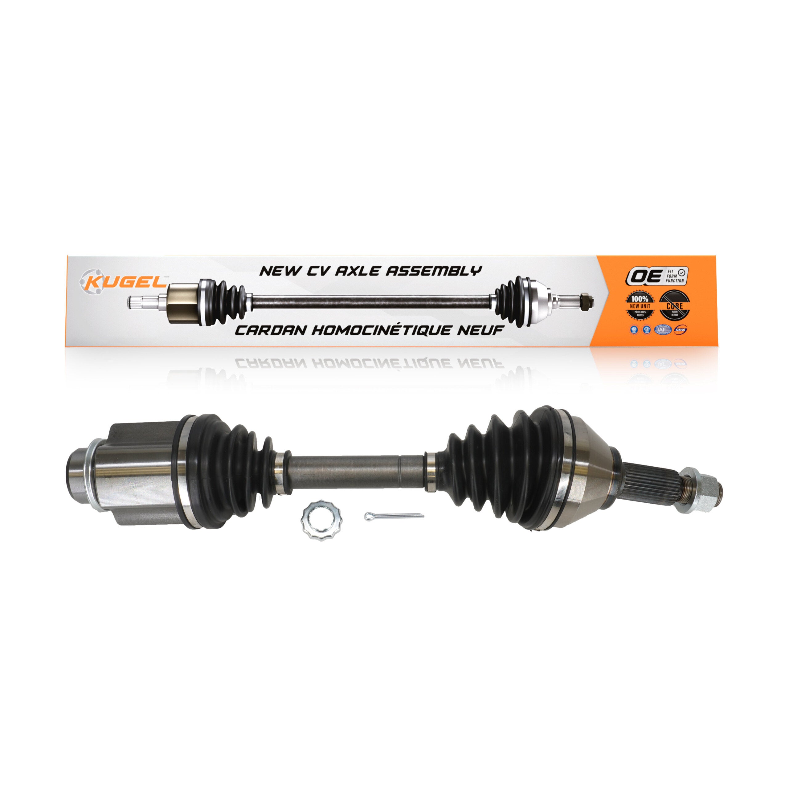 Kugel NCV-NI53994 CV Axle Shaft for 2009-2014 Nissan Murano - Front Right