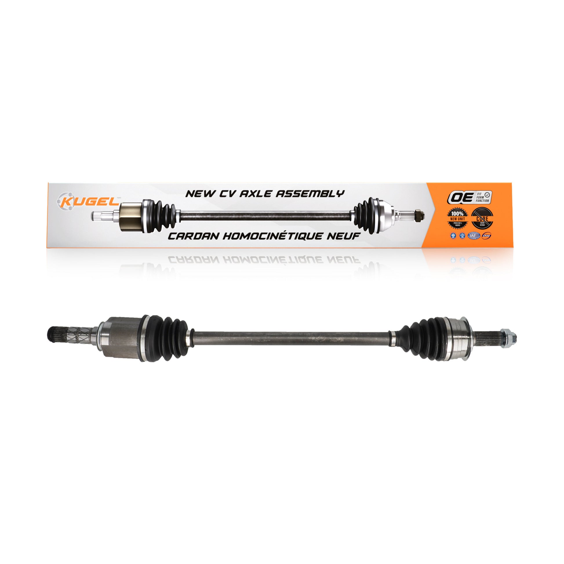 Kugel NCV-SB66000 CV Axle Shaft for 2015-2019 Subaru Legacy, Subaru Outback - Front Right, Front Left