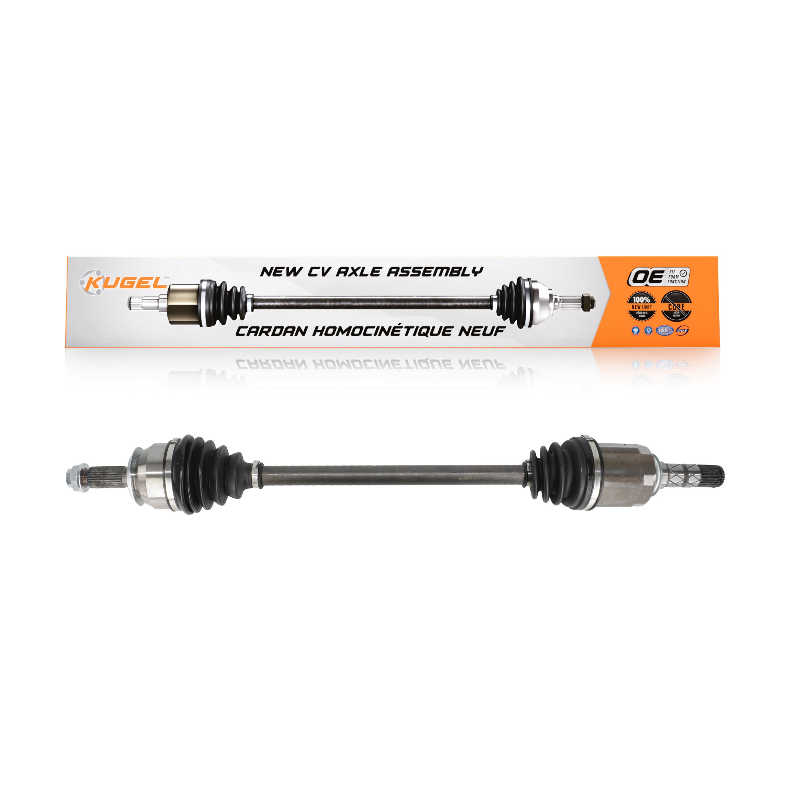 Kugel NCV-SB66012 CV Axle Shaft for 2014-2023 Subaru Impreza, Subaru Forester - Front Right, Front Left