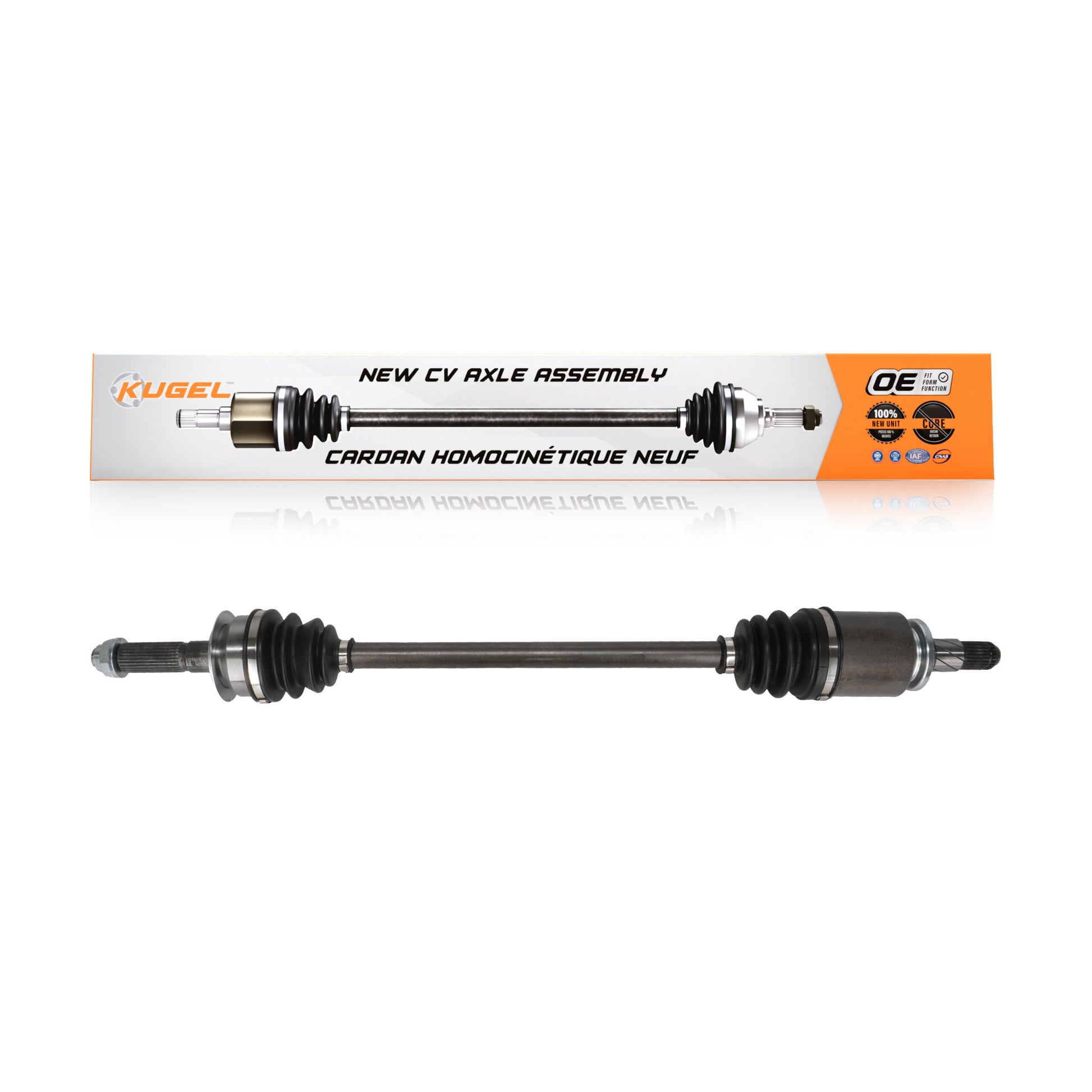 Kugel NCV-SB66079 CV Axle Shaft for 2008-2016 Subaru Impreza - Rear Right, Rear Left
