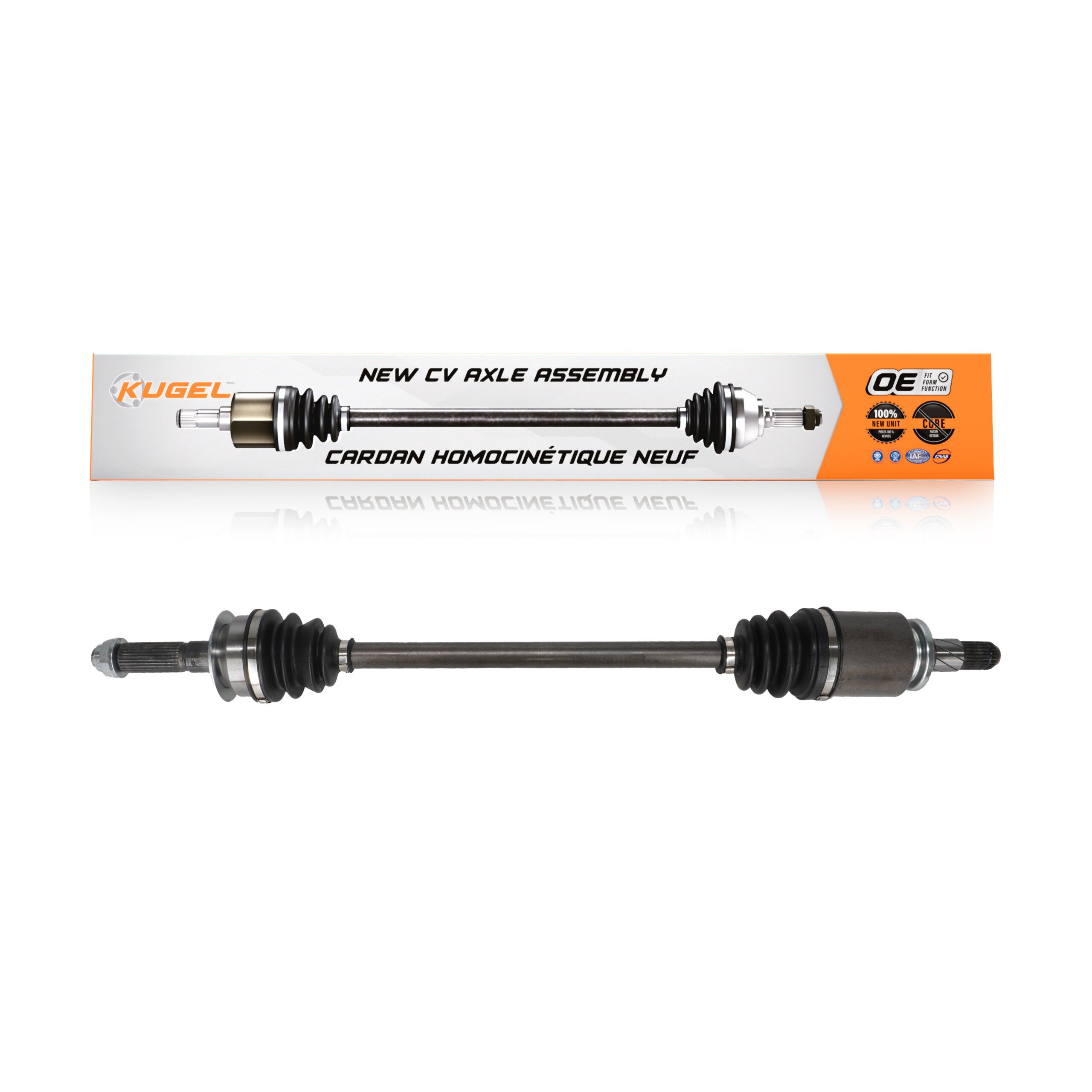 Kugel NCV-SB66079 CV Axle Shaft for 2008-2016 Subaru Impreza - Rear Right, Rear Left