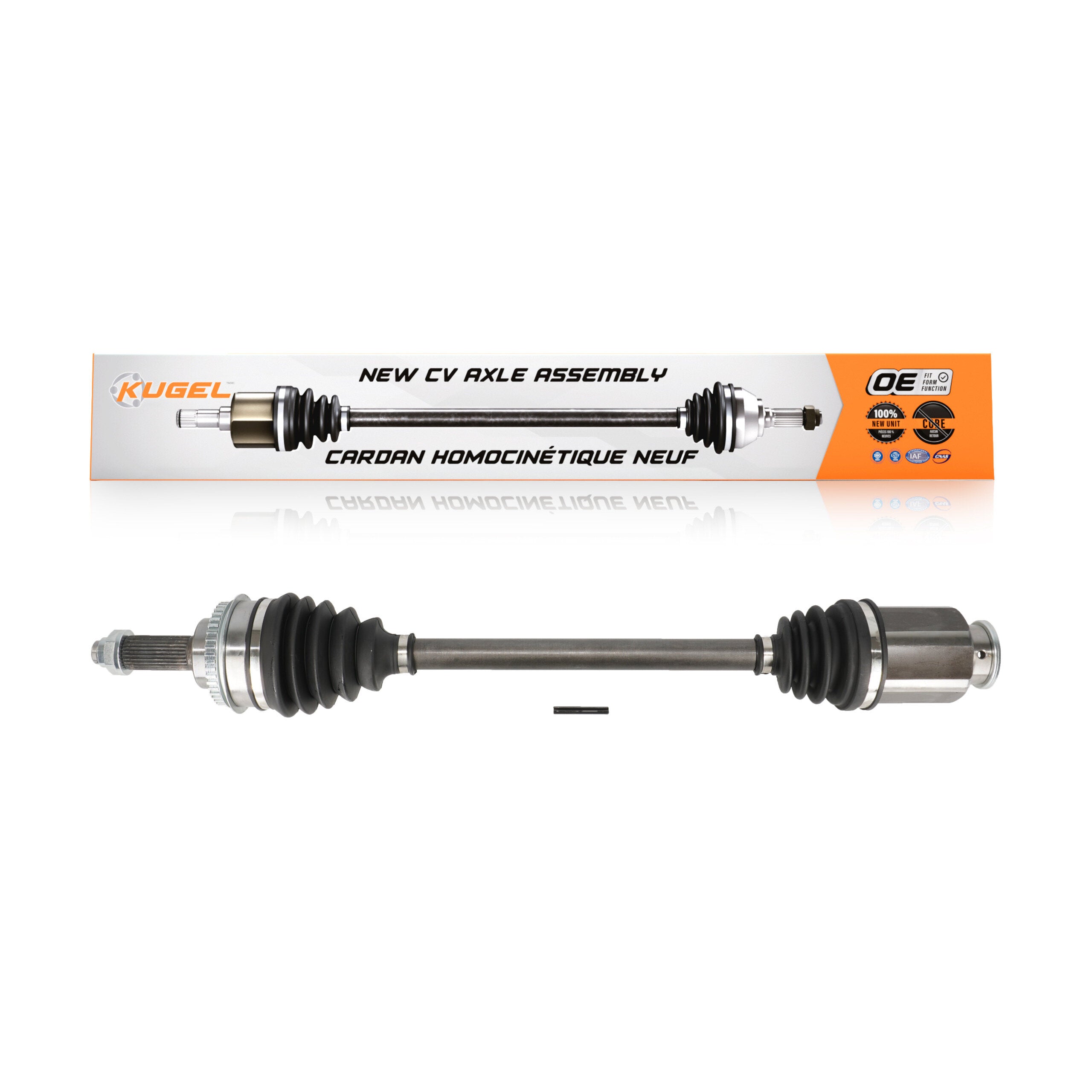 Kugel NCV-SB66501 CV Axle Shaft for 2000-2006 Subaru Baja, Subaru Impreza, Subaru Forester - Front Right, Front Left
